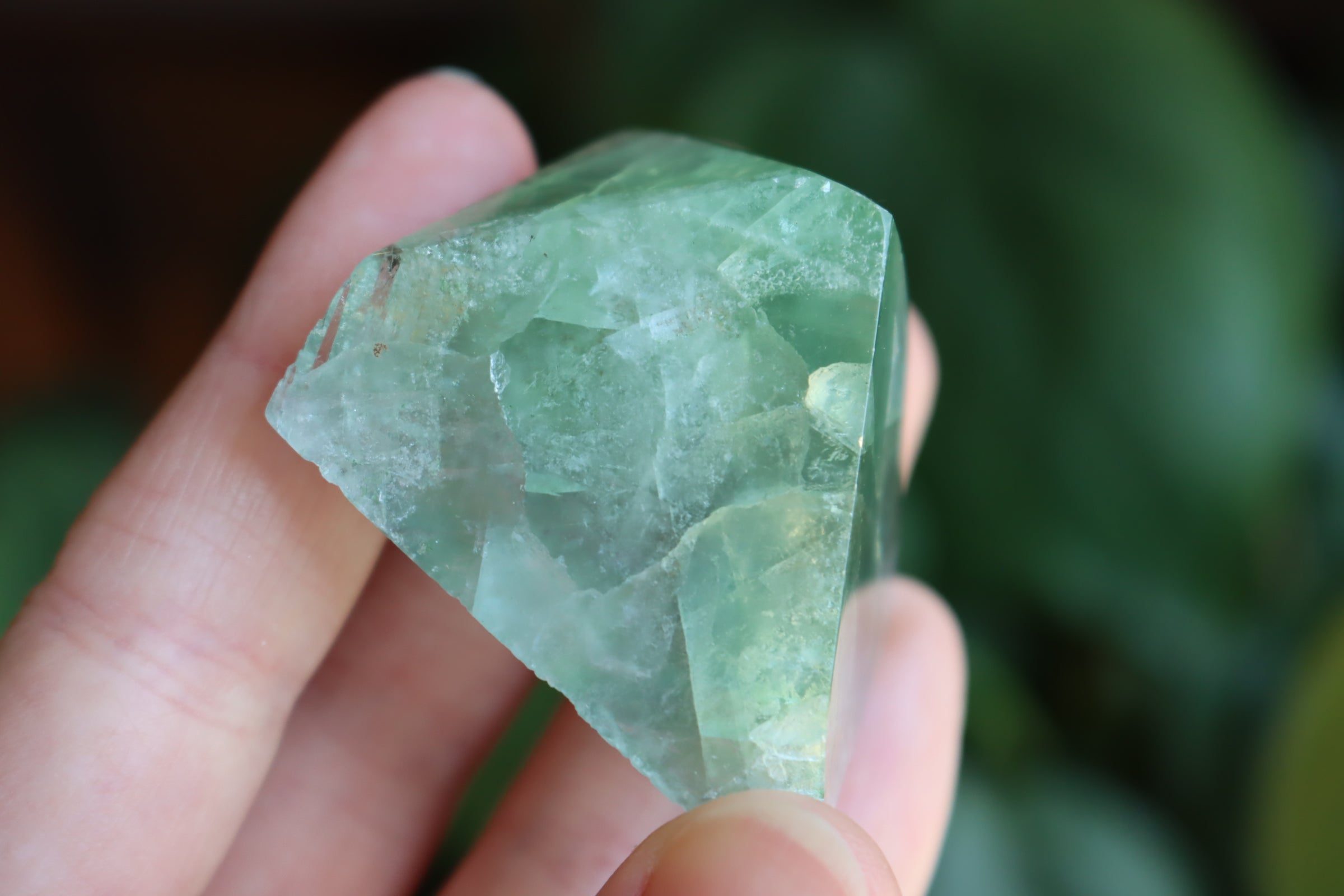 Rainbow fluorite free form 3 new