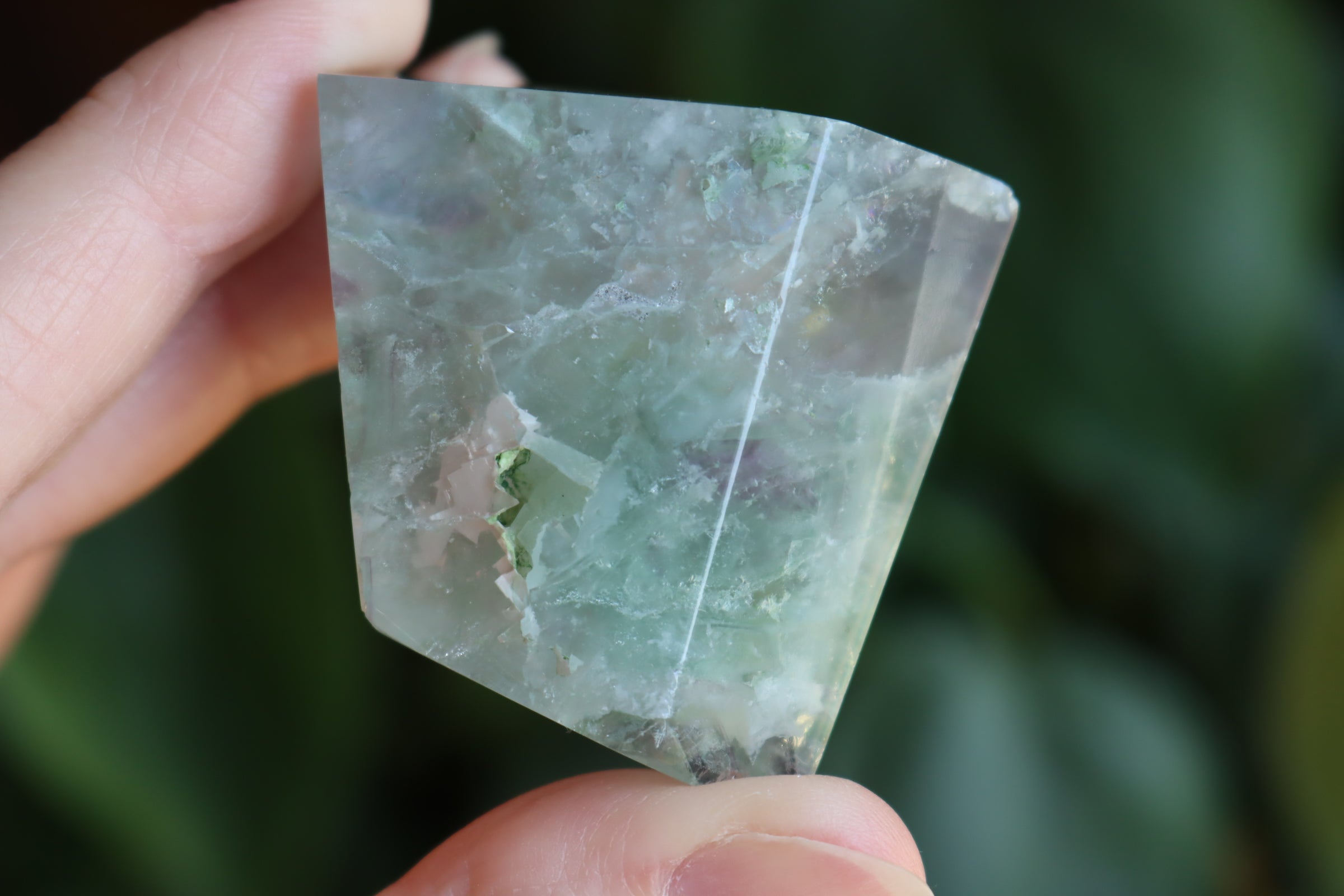 Rainbow fluorite free form 4 new