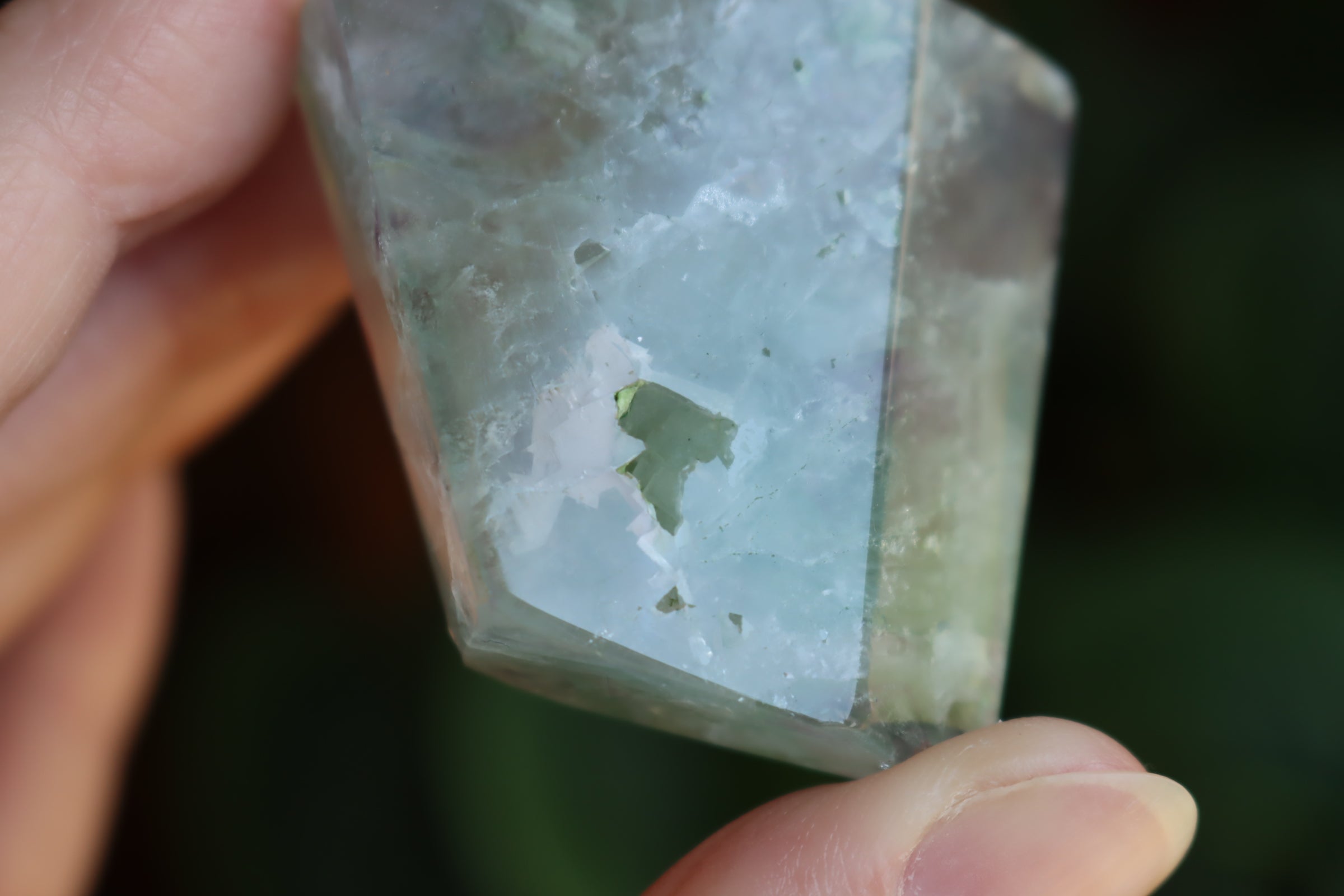 Rainbow fluorite free form 4 new