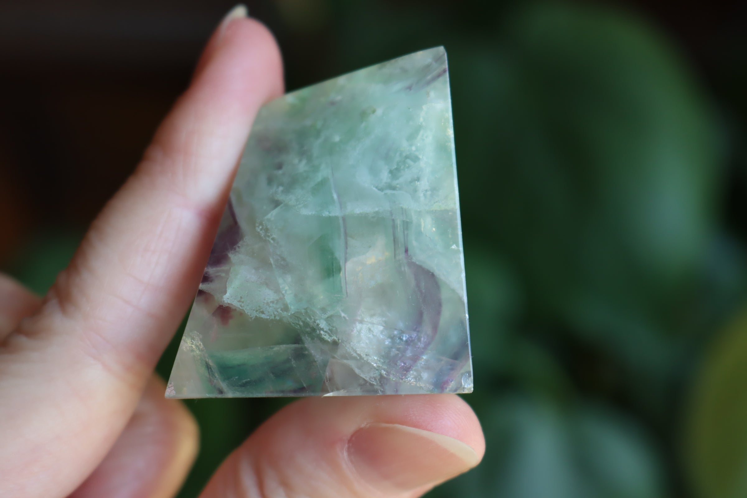 Rainbow fluorite free form 4 new