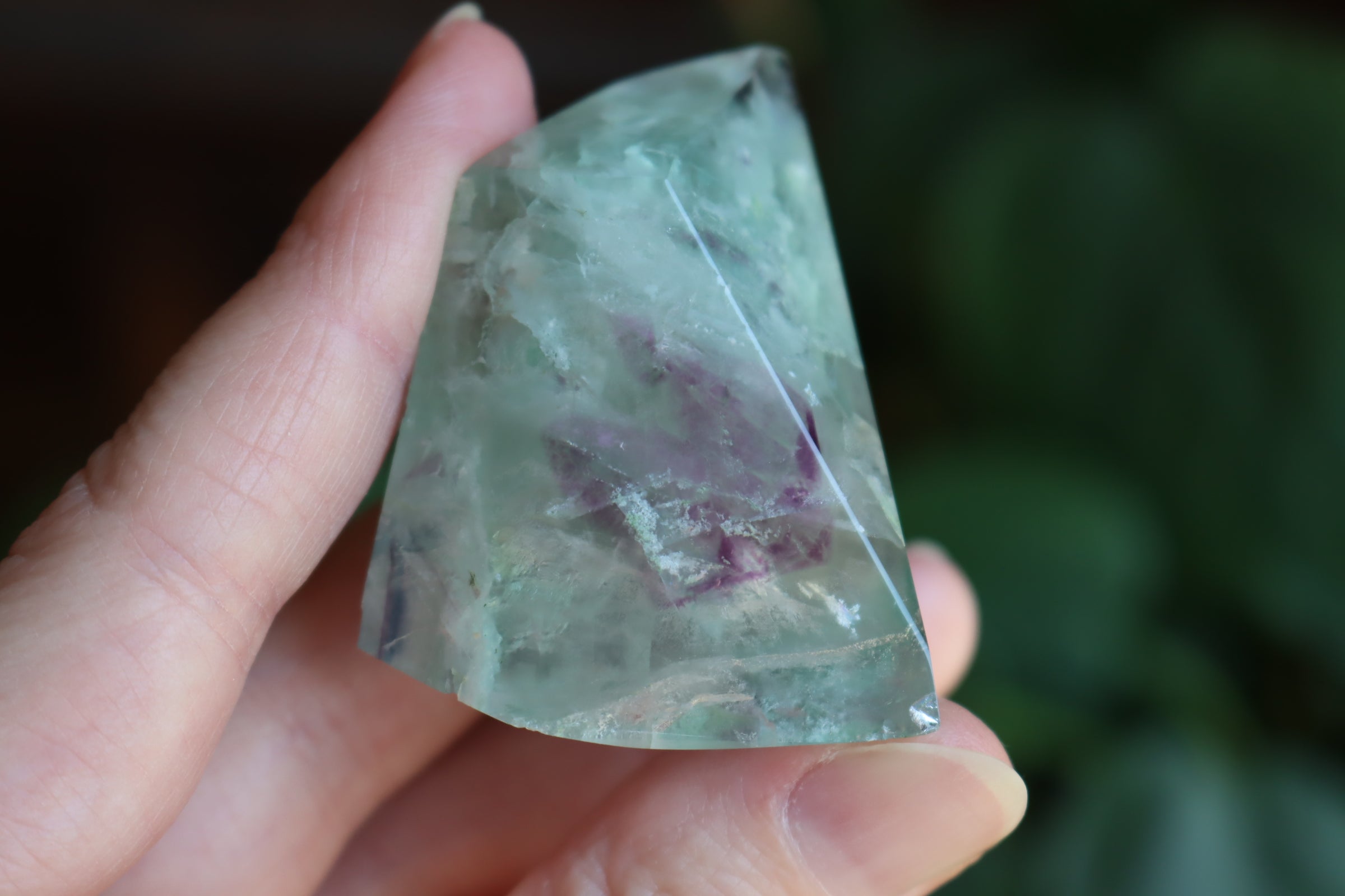 Rainbow fluorite free form 4 new