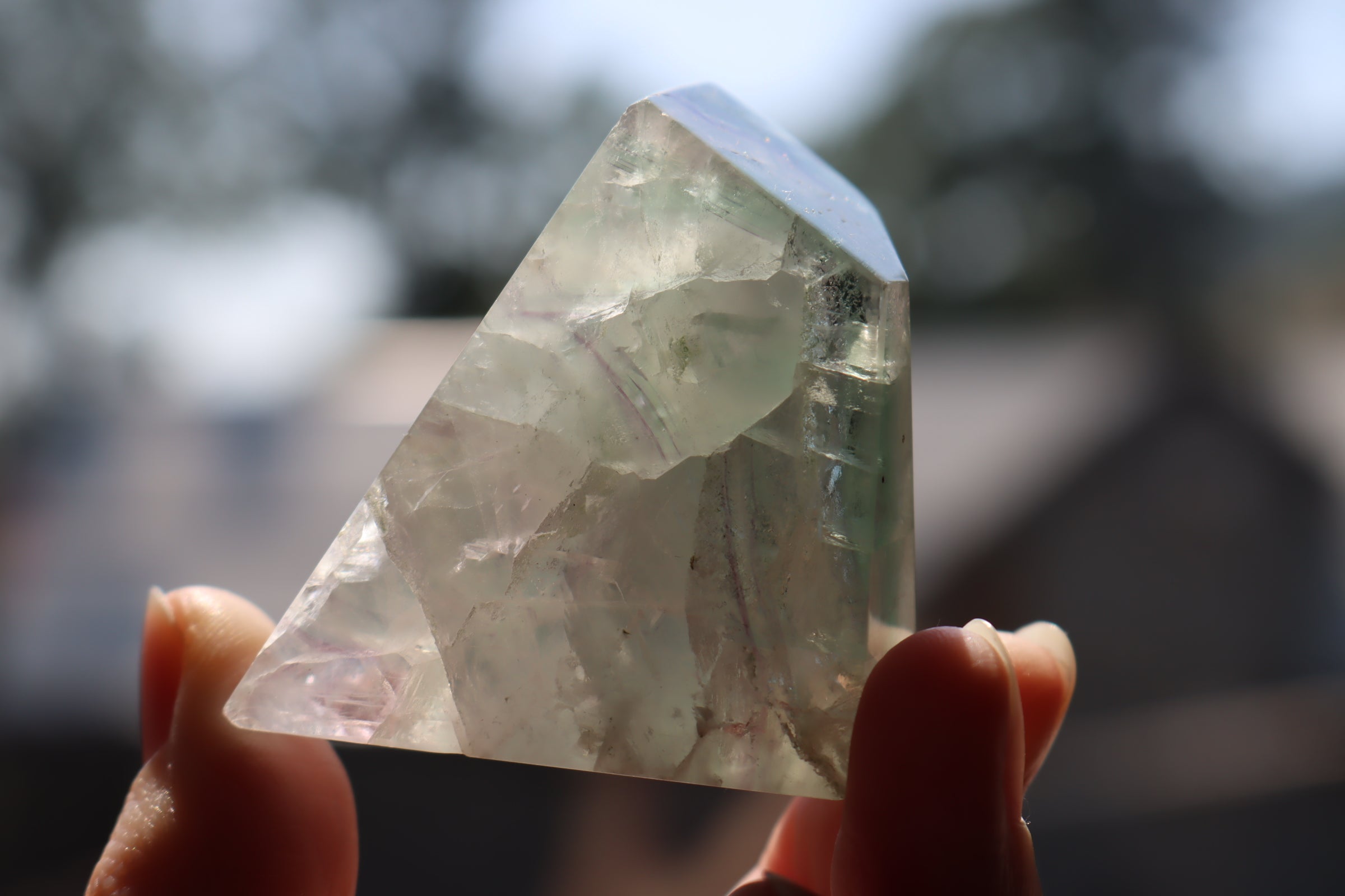 Rainbow fluorite free form 6 new