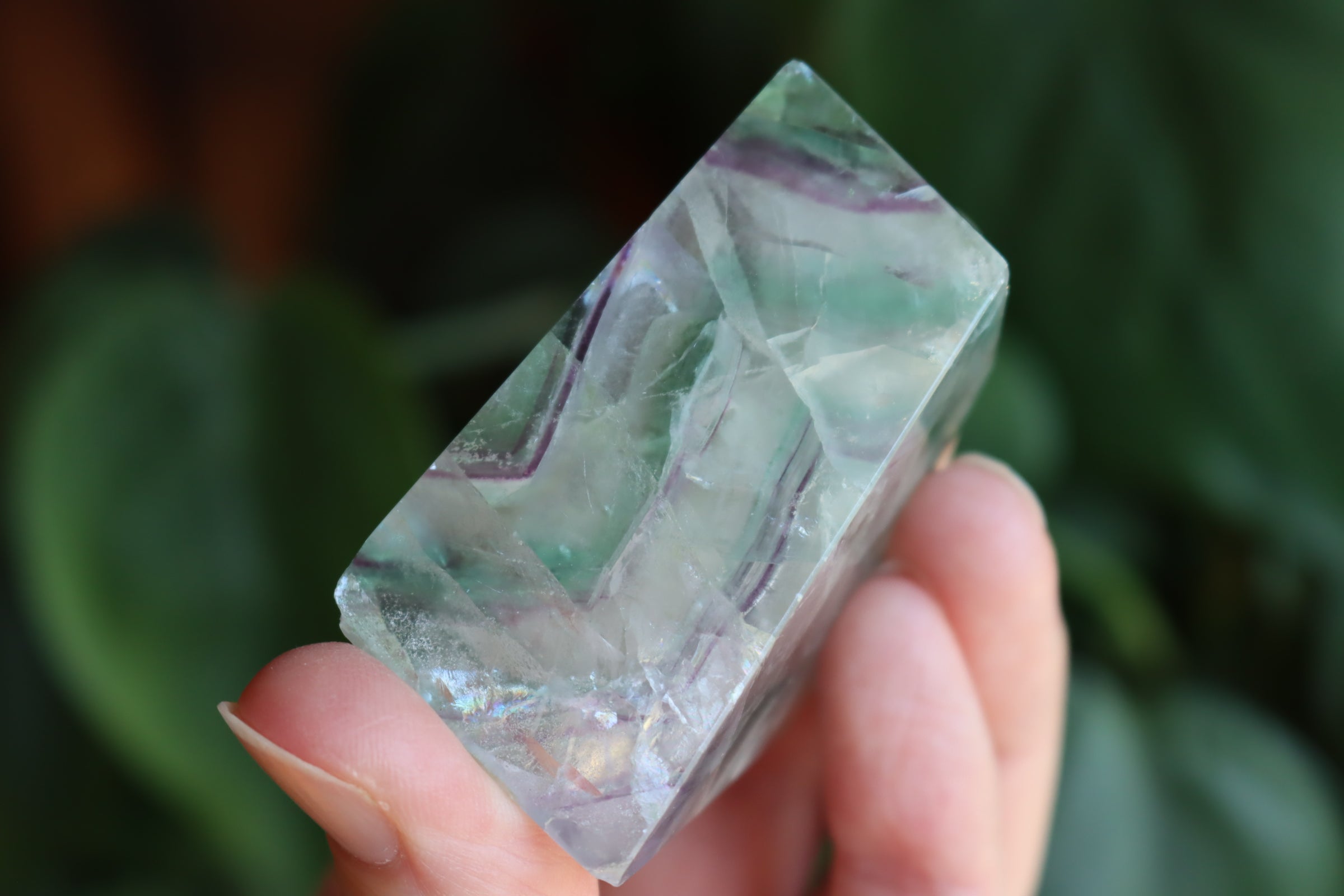 Rainbow fluorite free form 6 new
