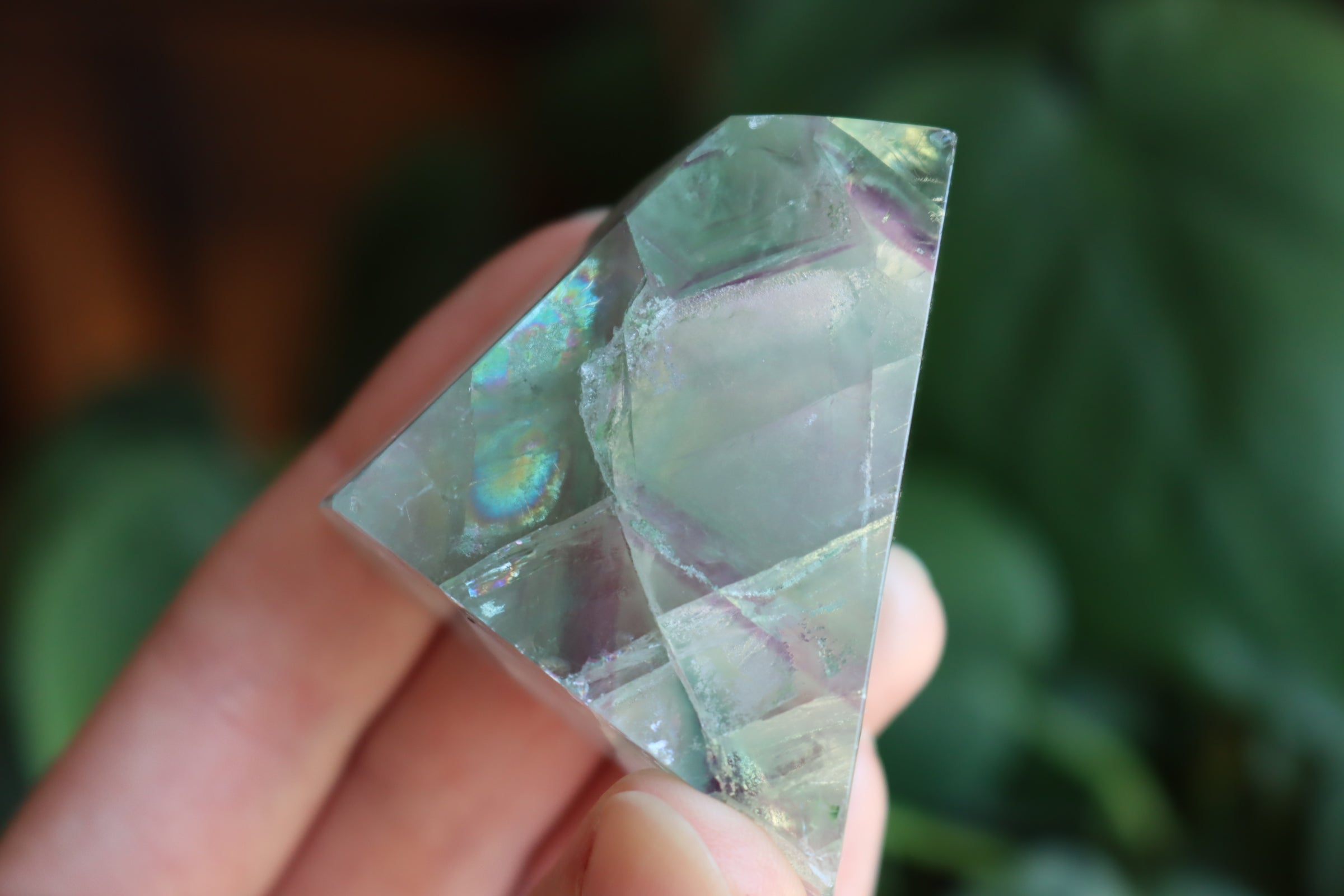 Rainbow fluorite free form 6 new
