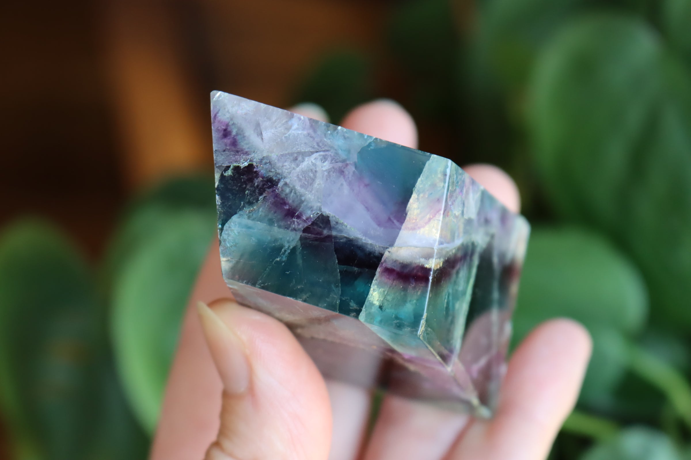 Rainbow fluorite free form 9 new