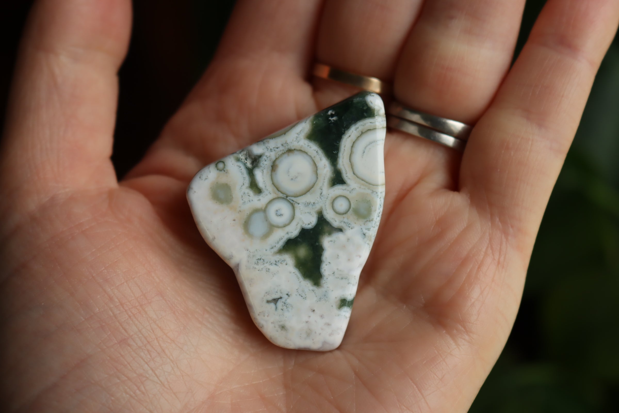Ocean jasper tumbled stone 3 new