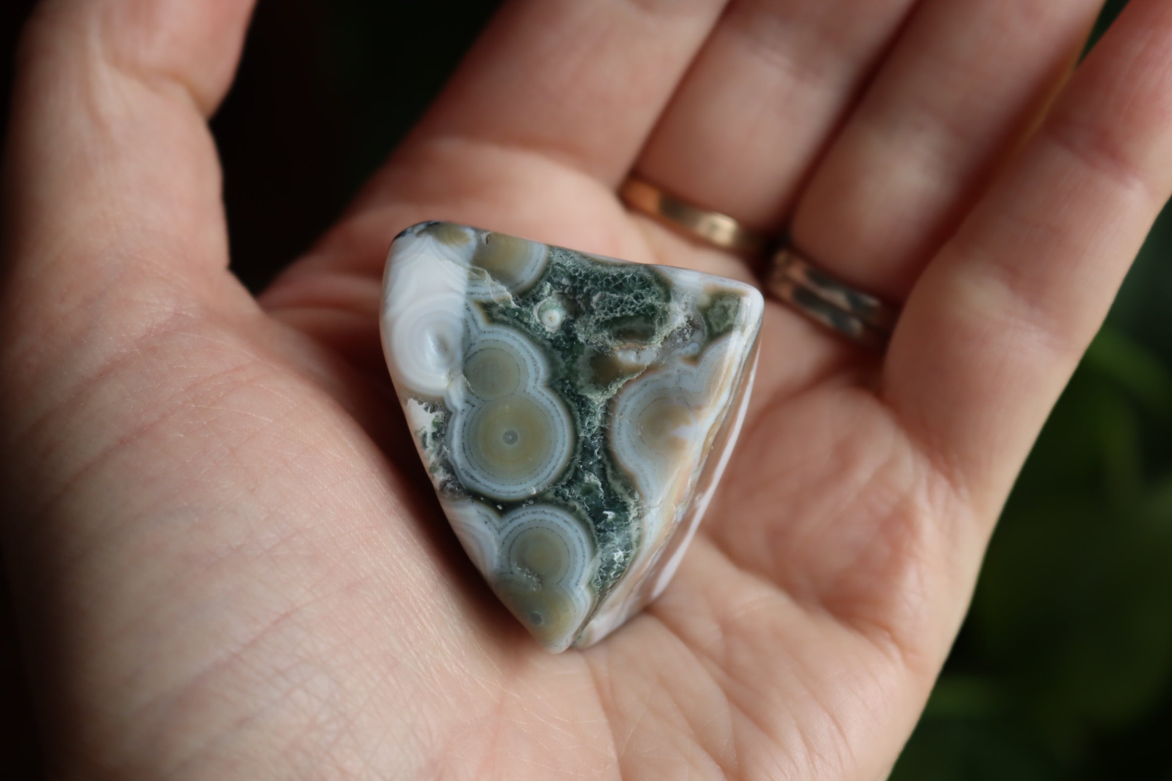 Ocean jasper tumbled stone 9 new
