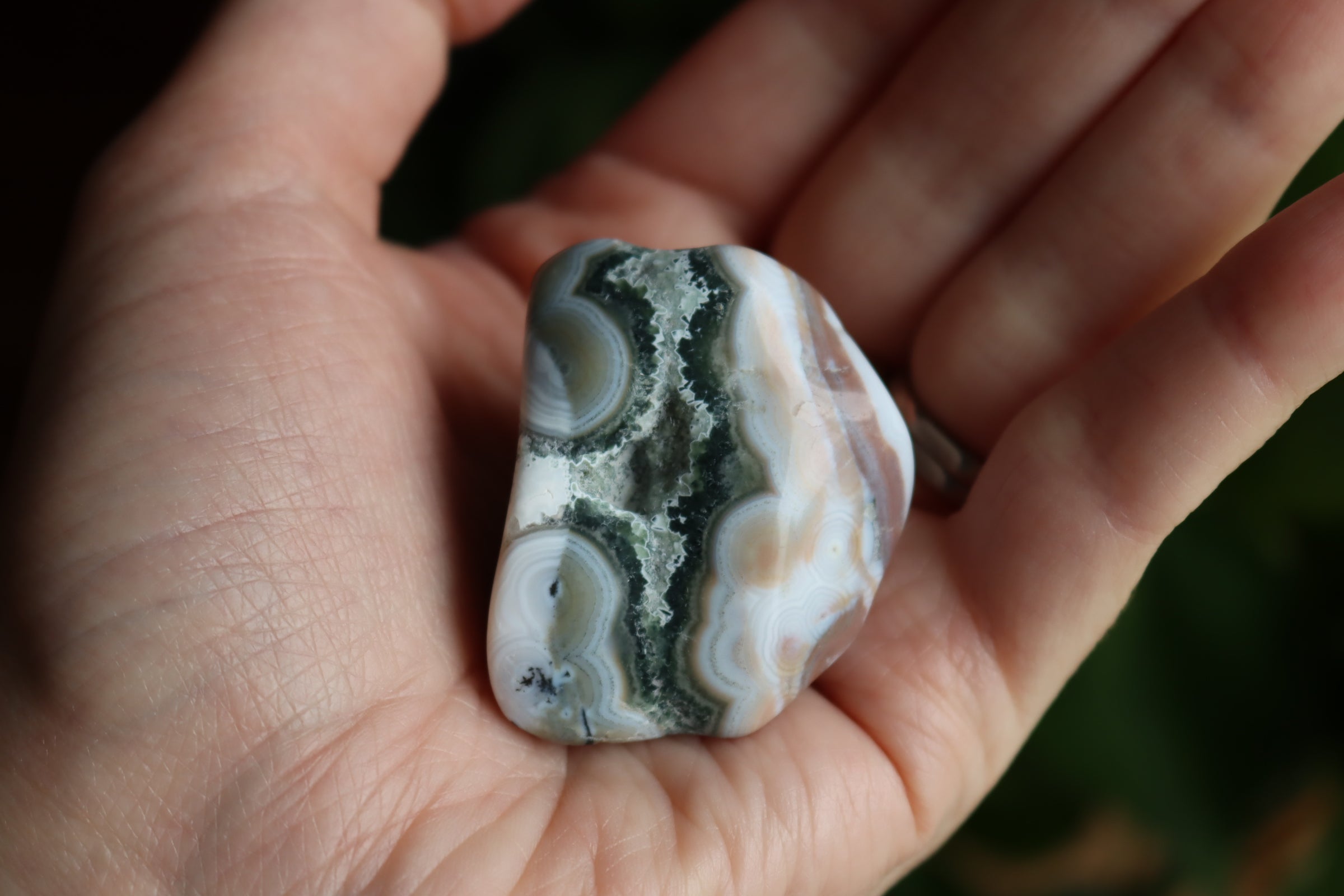 Ocean jasper tumbled stone 9 new