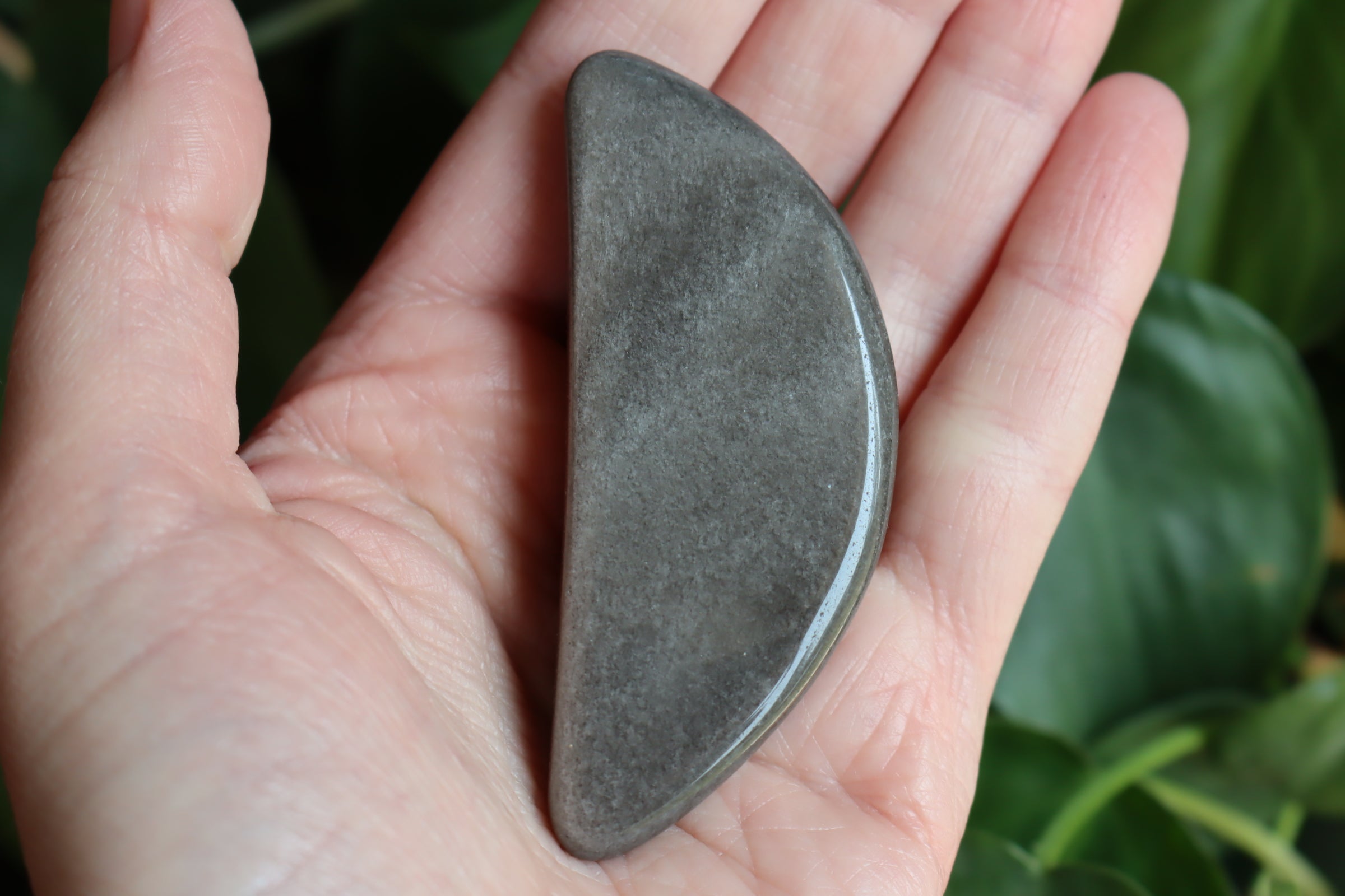 Silver sheen obsidian moon 8 new