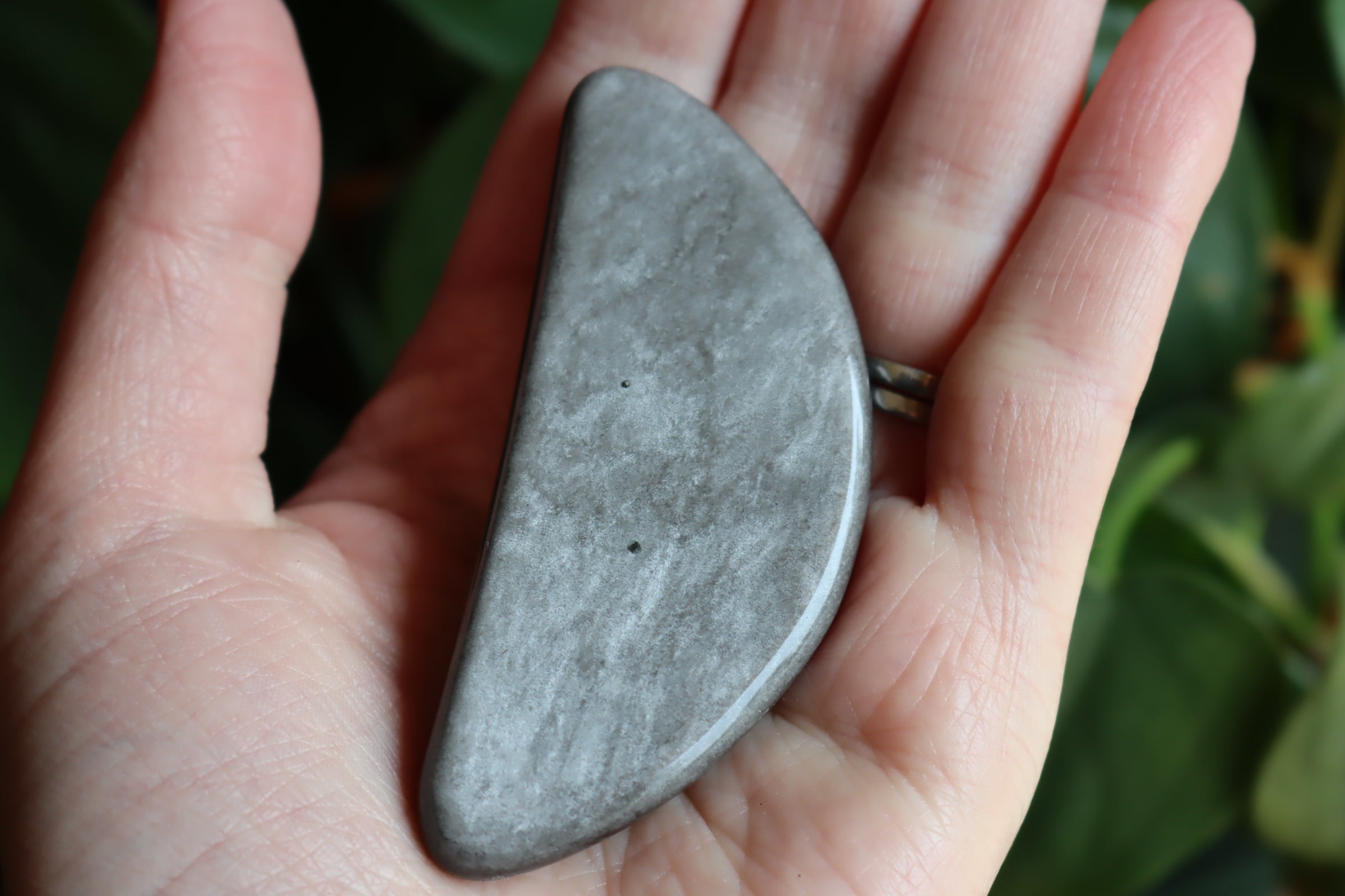 Silver sheen obsidian moon 9 new