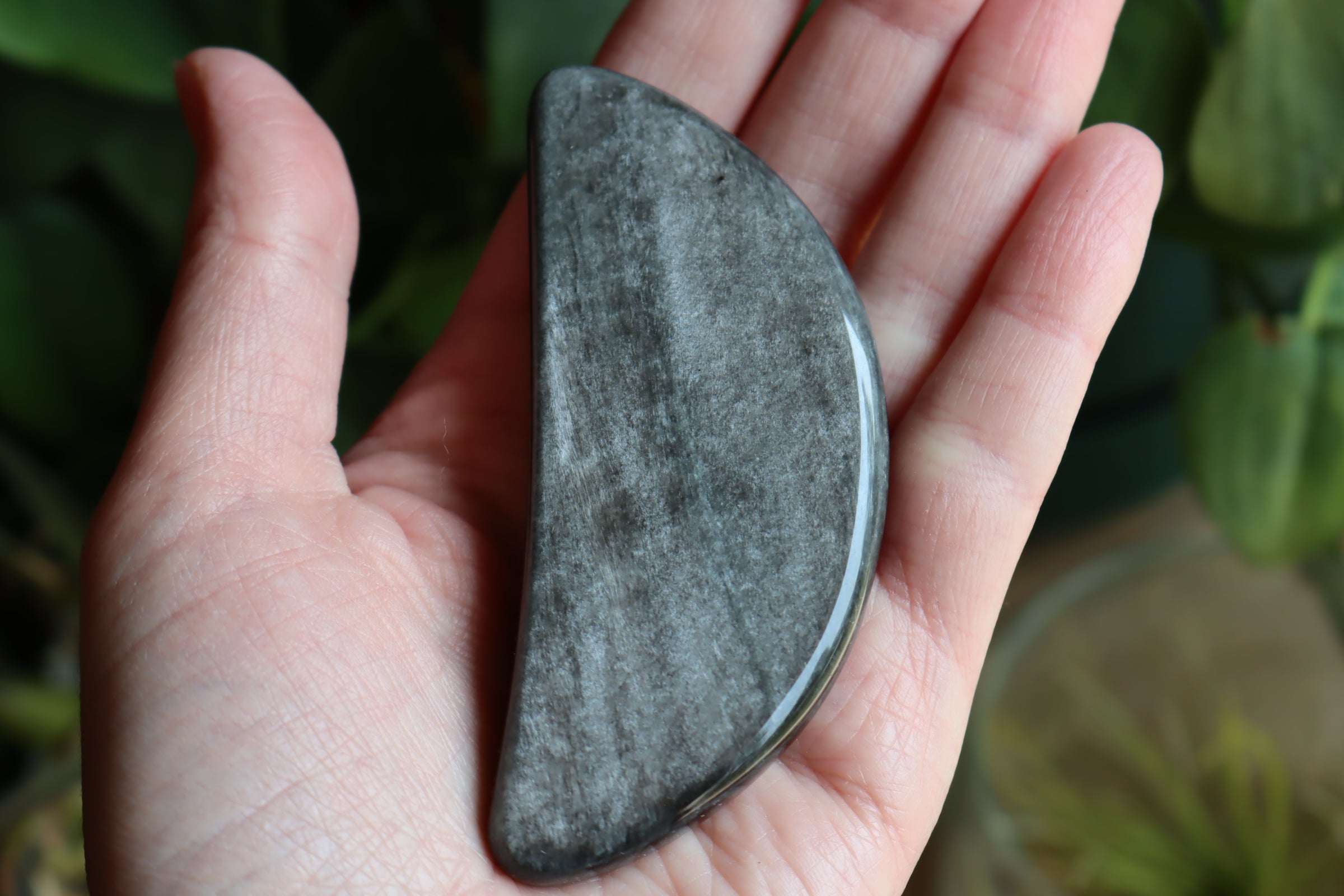 Silver sheen obsidian moon 12 new