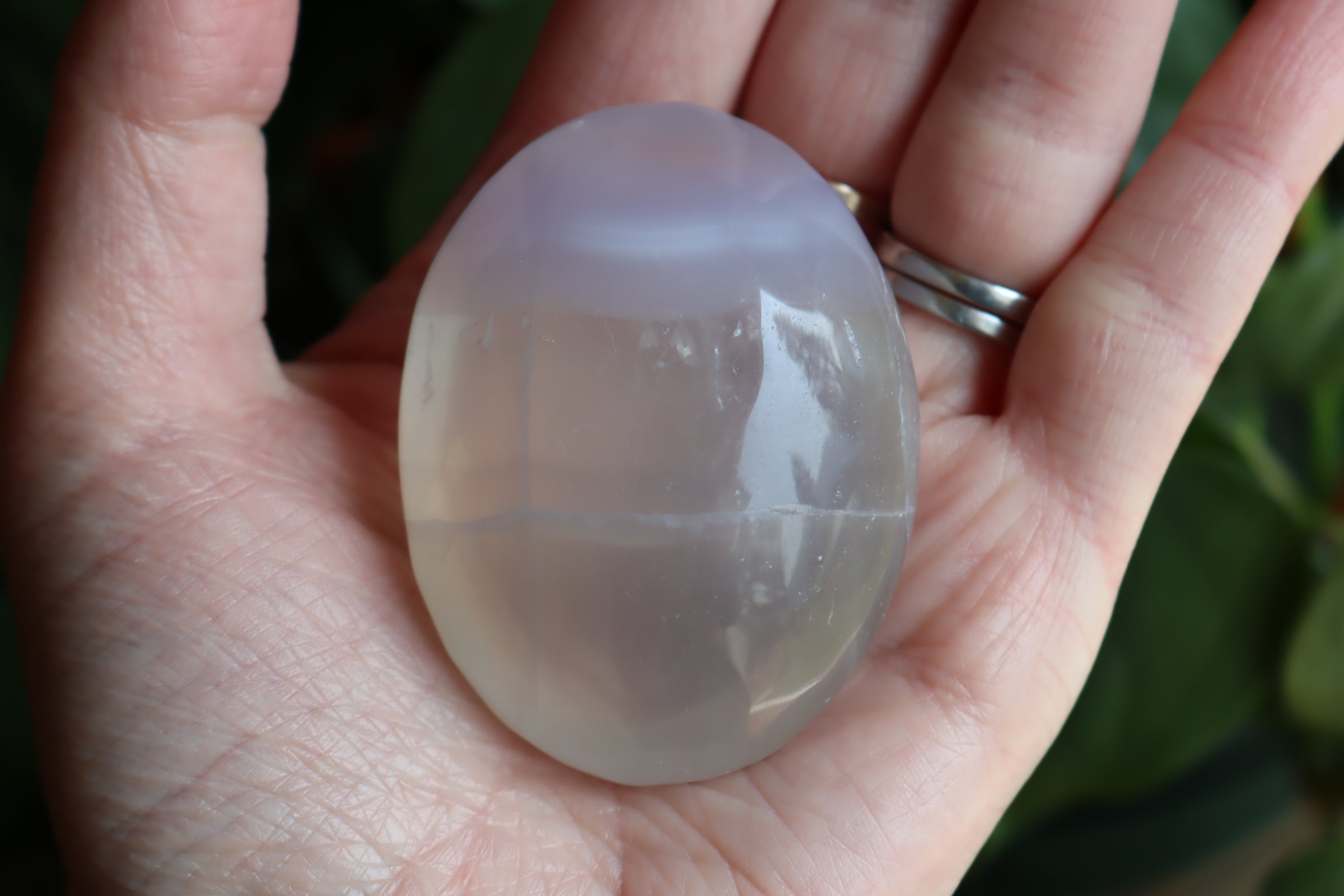 Lavender fluorite pocket stone 23 new