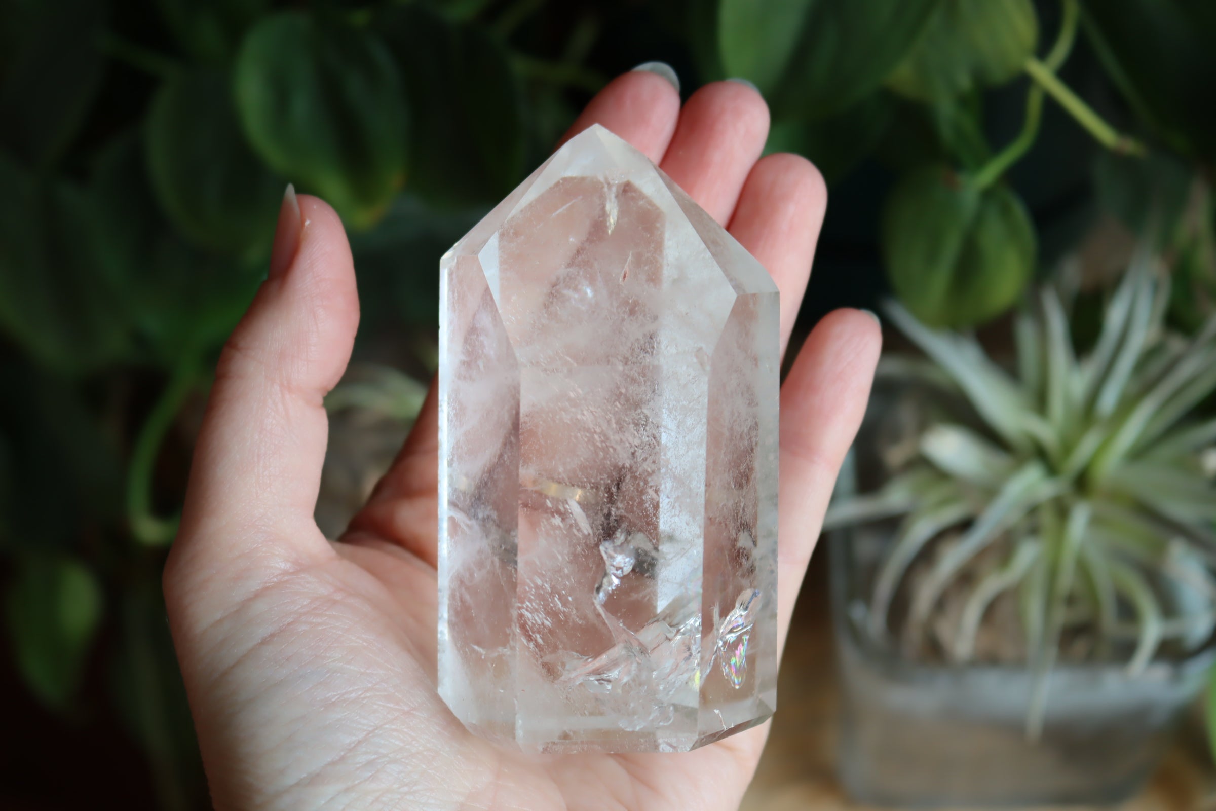 Clear quartz tower 13 new