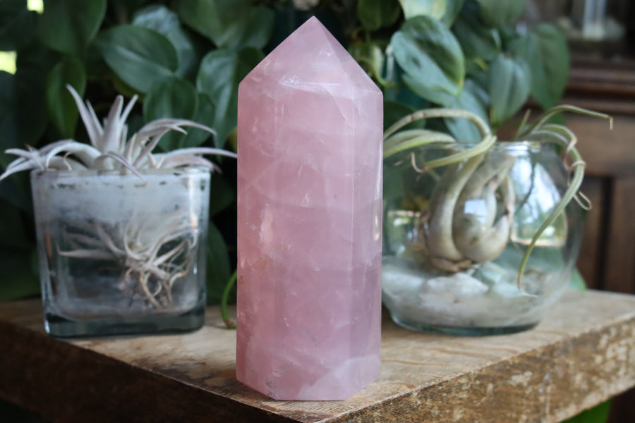 Rose quartz tower 1