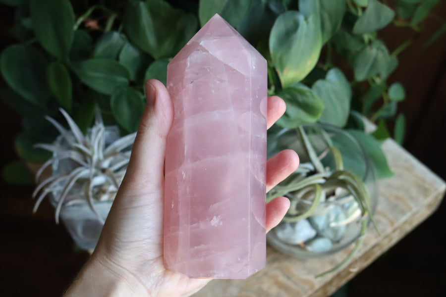 Rose quartz tower 1