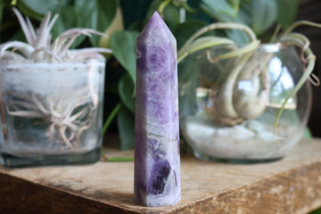 Chevron amethyst tower 8