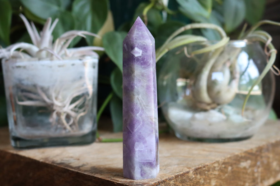 Chevron amethyst tower 8