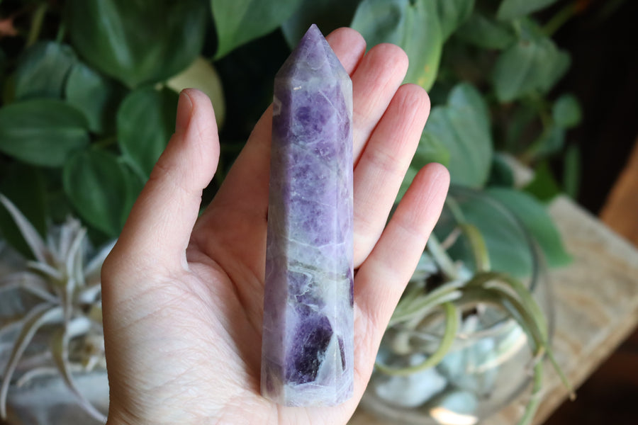 Chevron amethyst tower 8