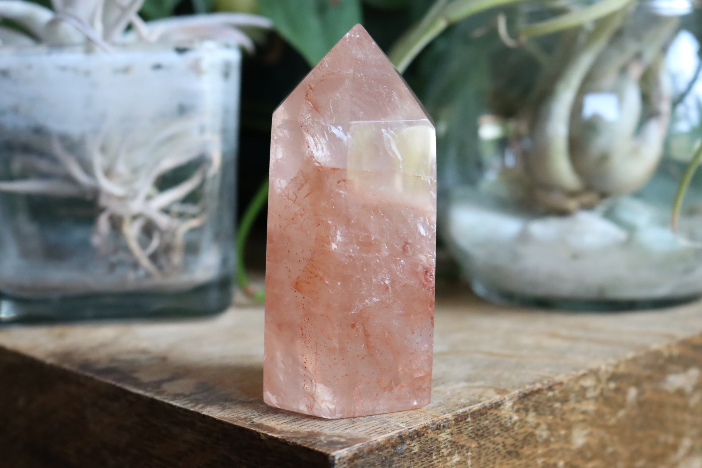 Hematoid quartz tower 8