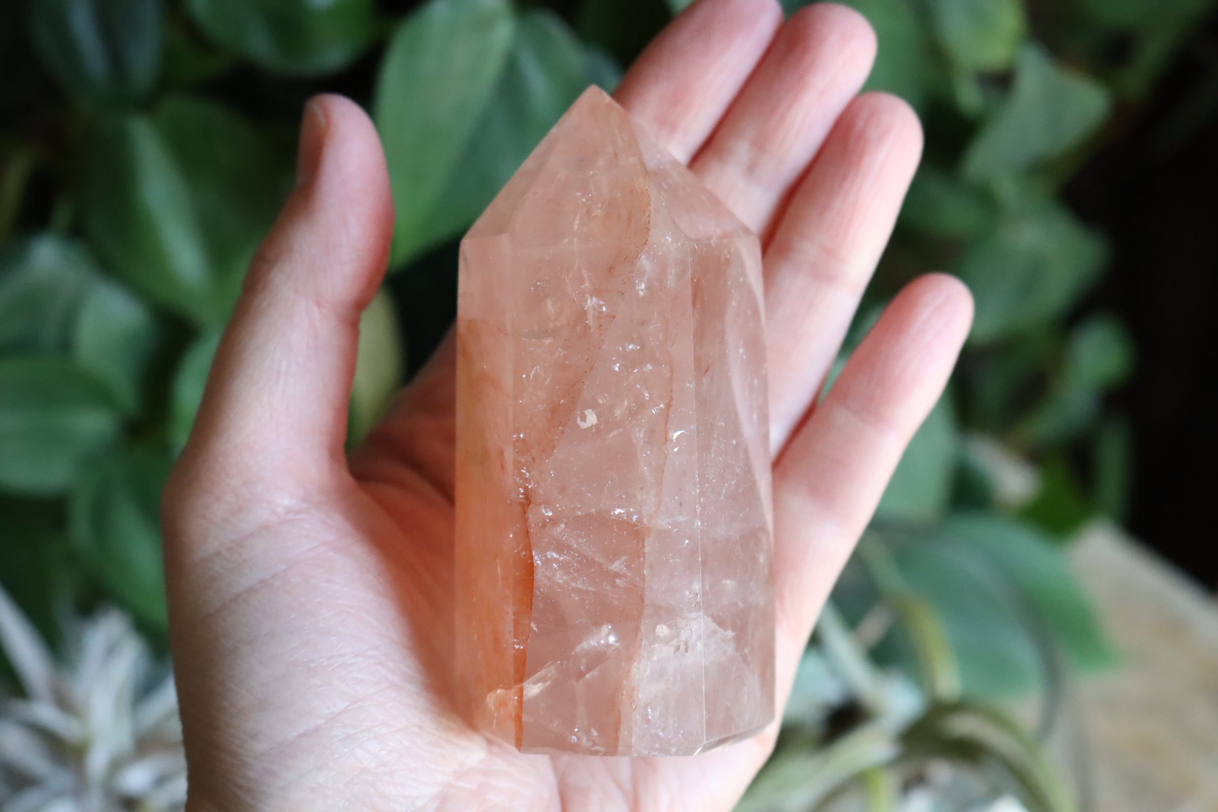 Hematoid quartz tower 8