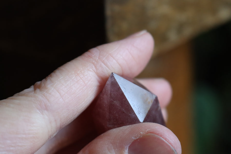 Strawberry quartz tower 2