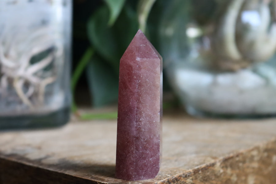 Strawberry quartz tower 2