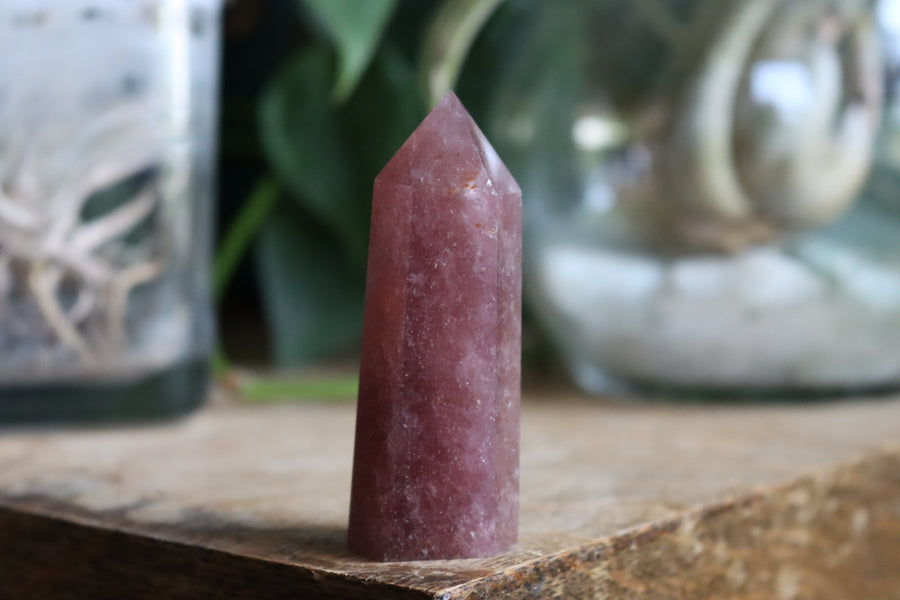 Strawberry quartz tower 2