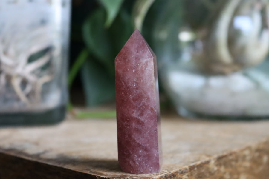 Strawberry quartz tower 2