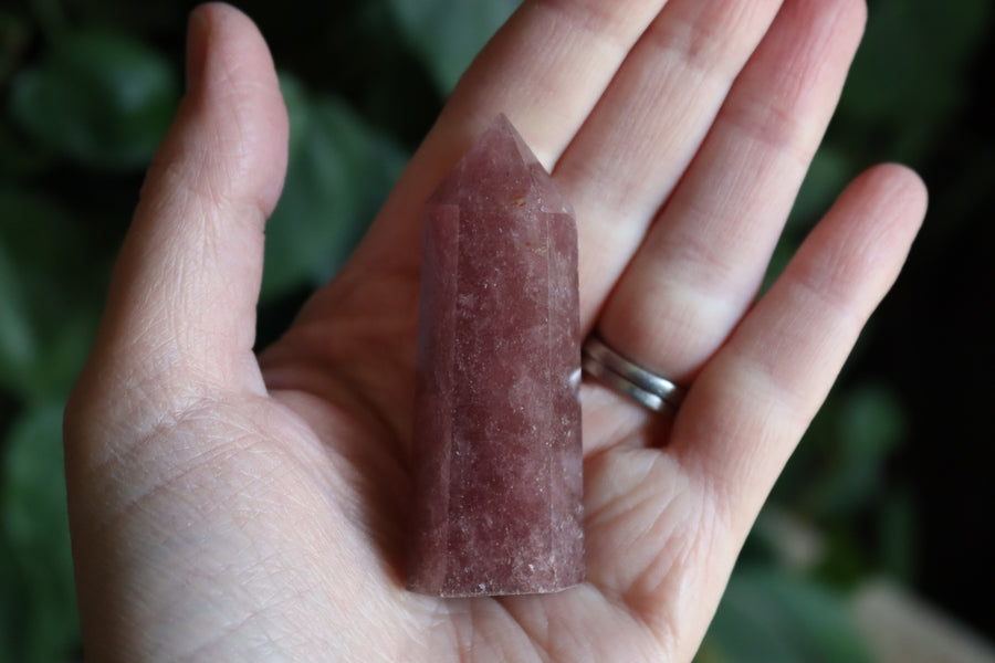 Strawberry quartz tower 2