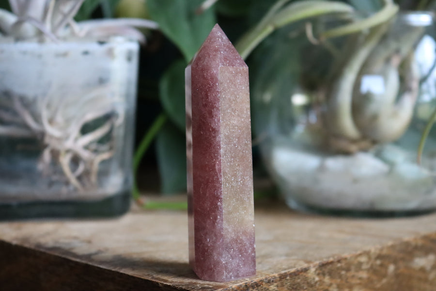 Strawberry quartz tower 6