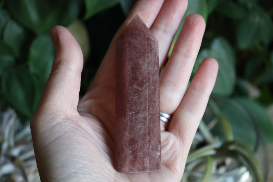 Strawberry quartz tower 6