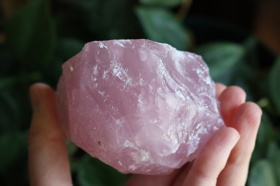 Rough rose quartz piece 2