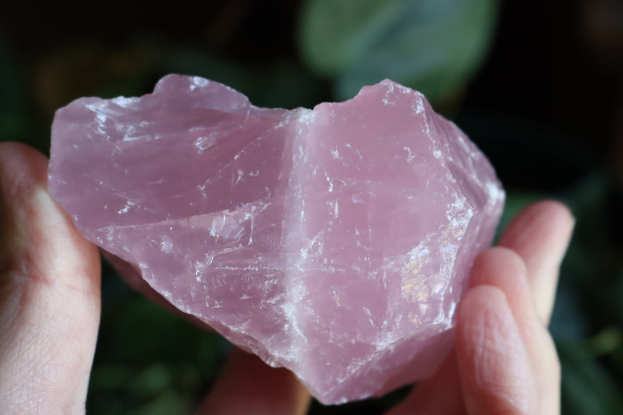 Rough rose quartz piece 4