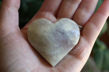 Moonstone/sunstone heart 12