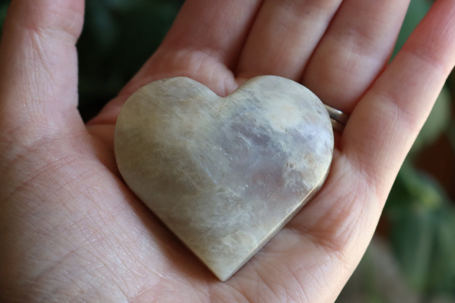 Moonstone/sunstone heart 12