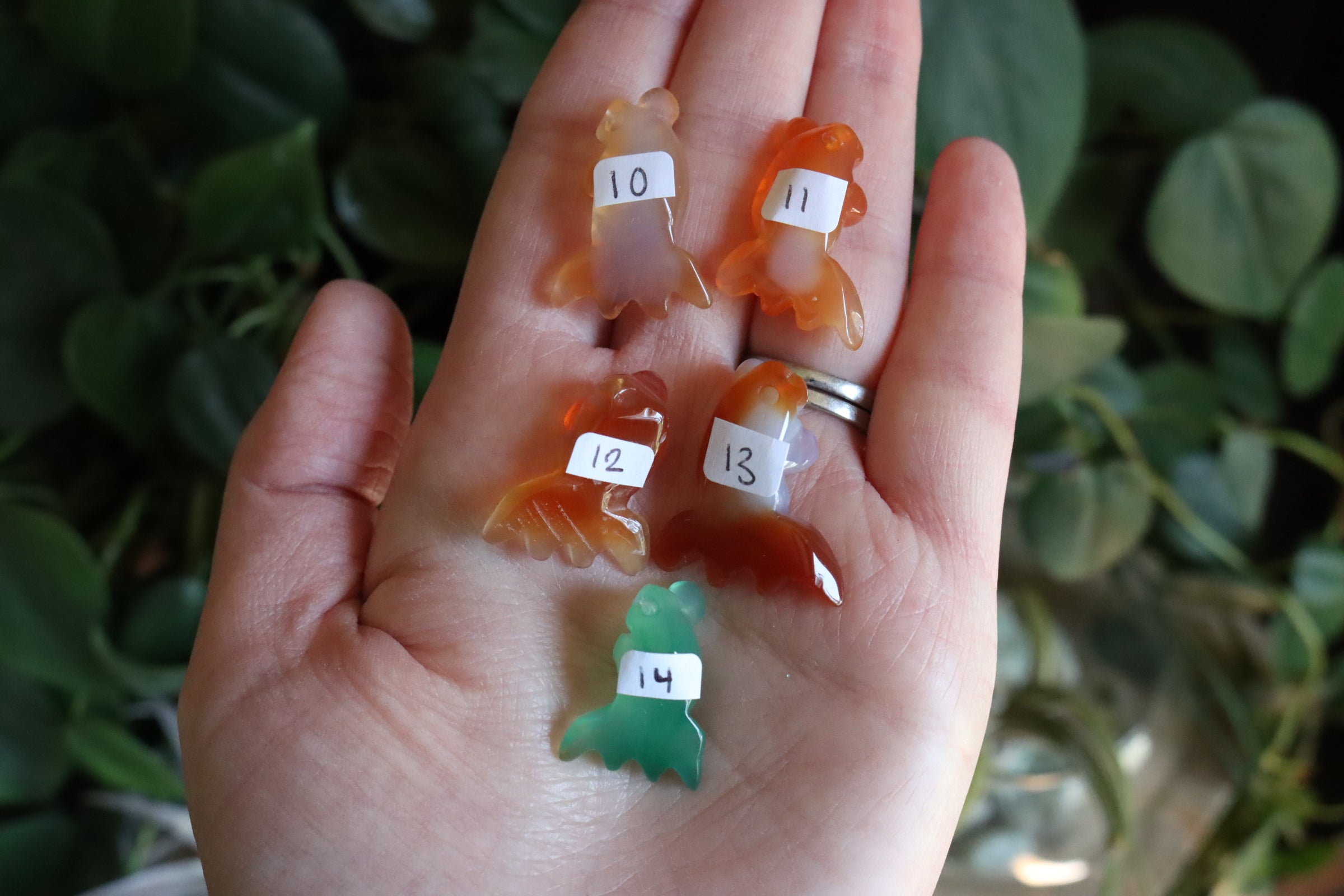 Small/Medium agate goldfish