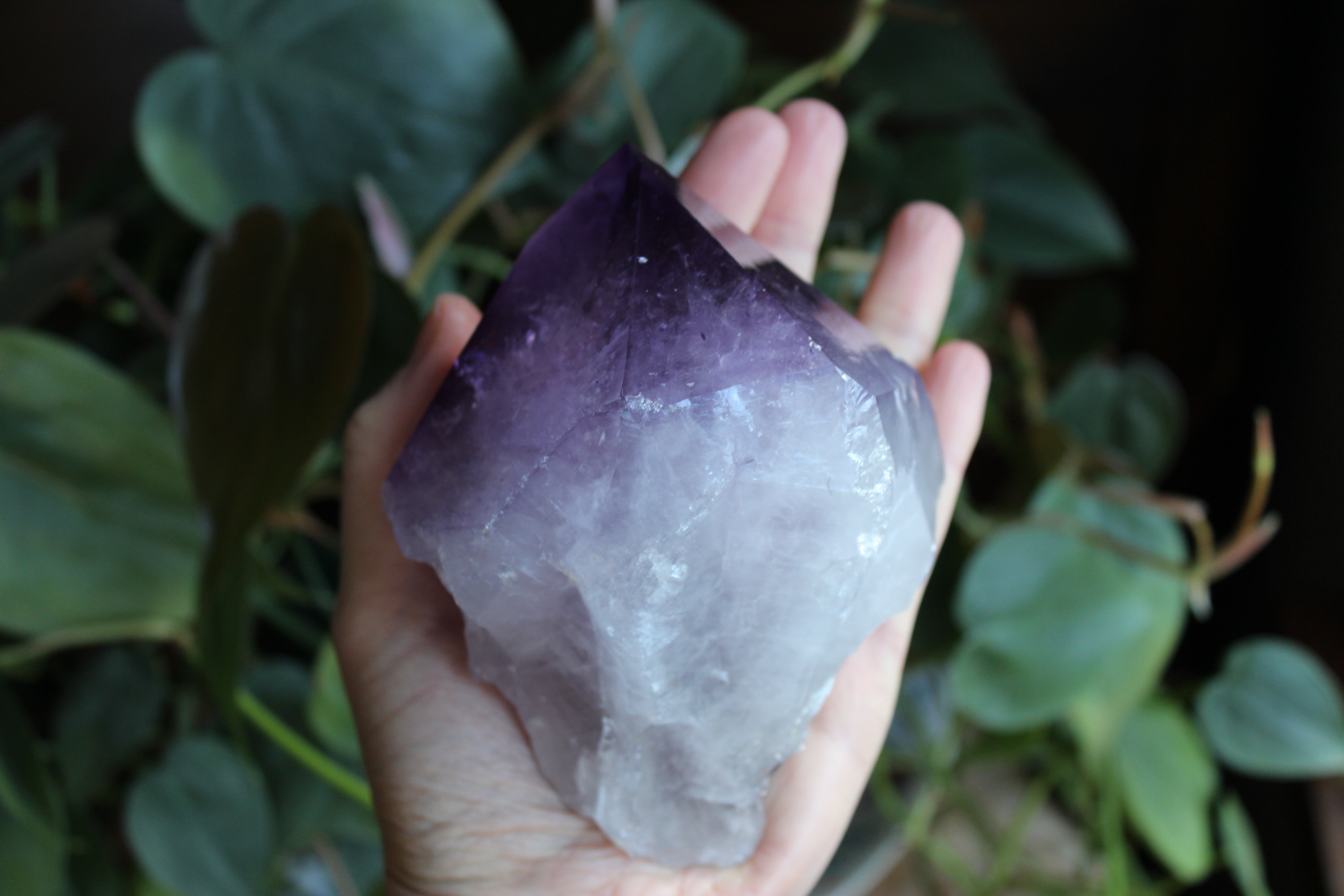 Large amethyst point 1, new
