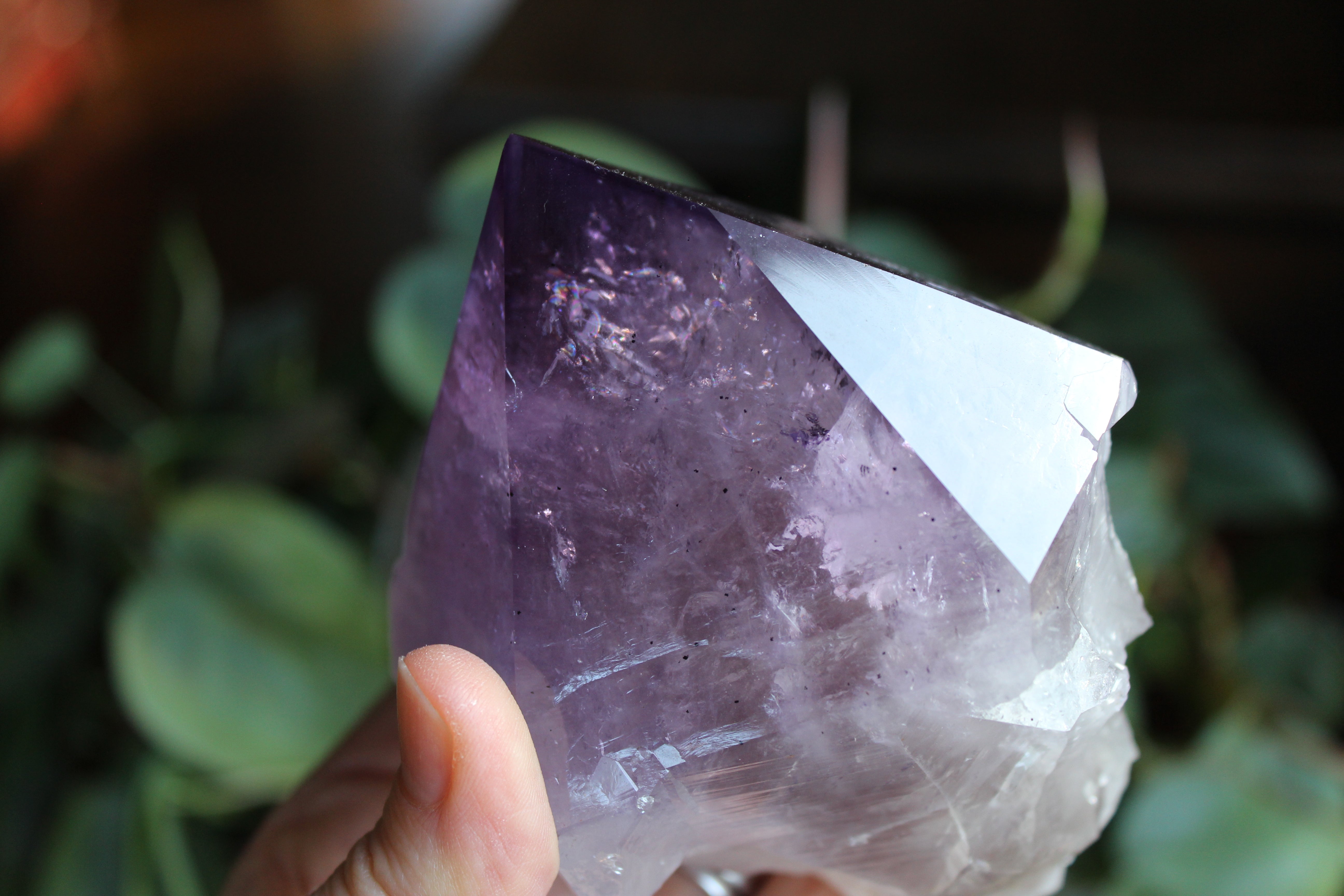 Large amethyst point 1, new