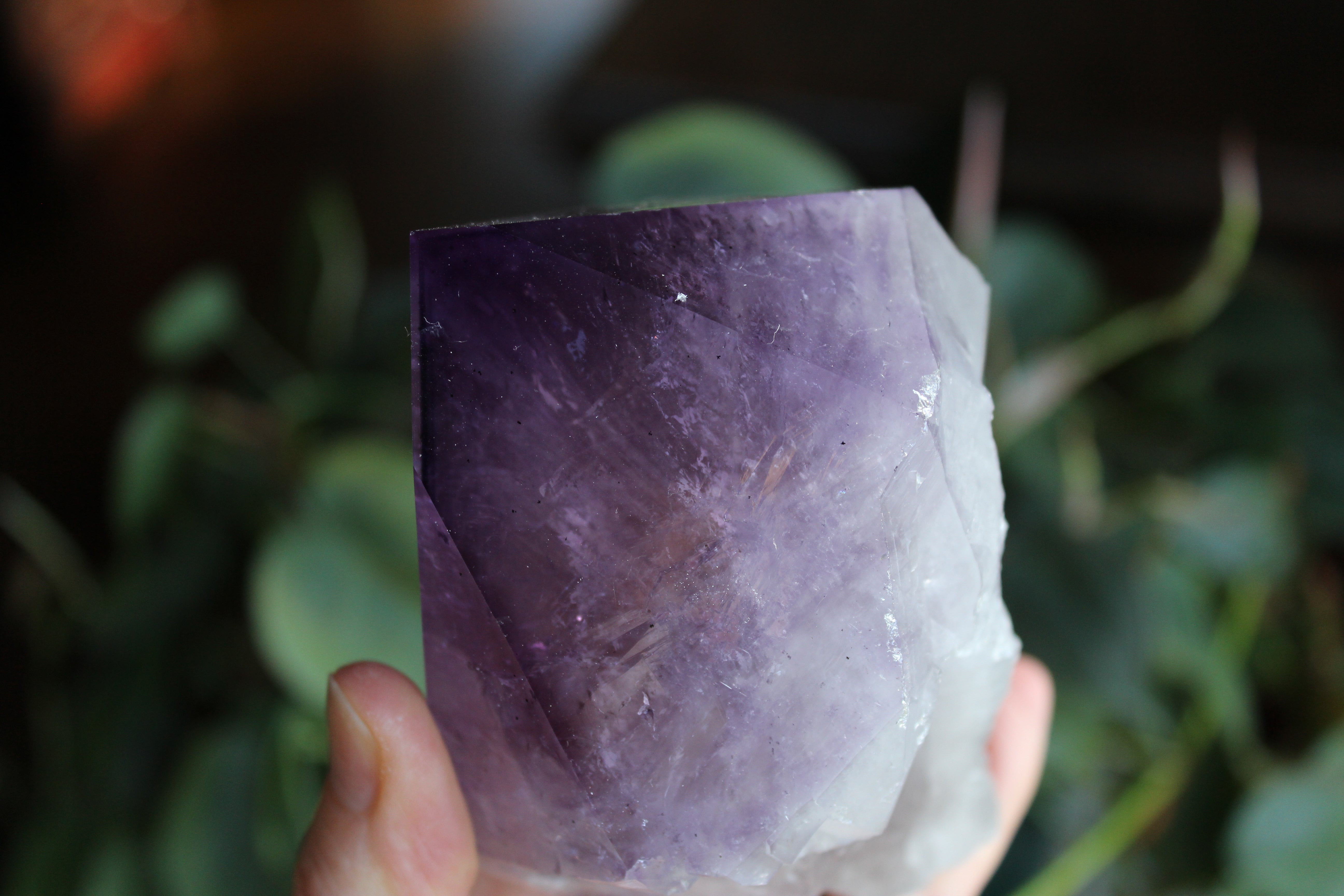 Large amethyst point 1, new