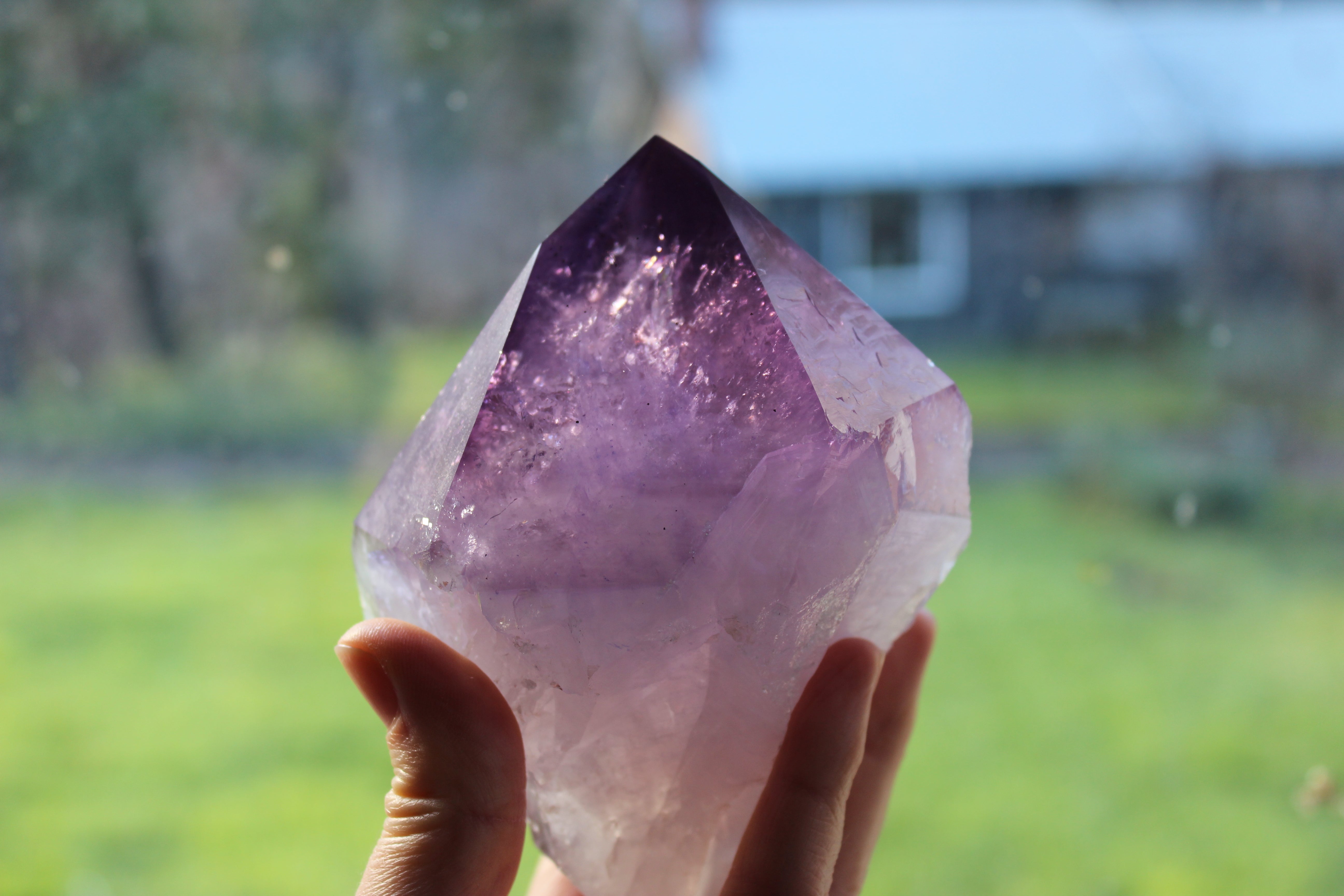 Large amethyst point 1, new