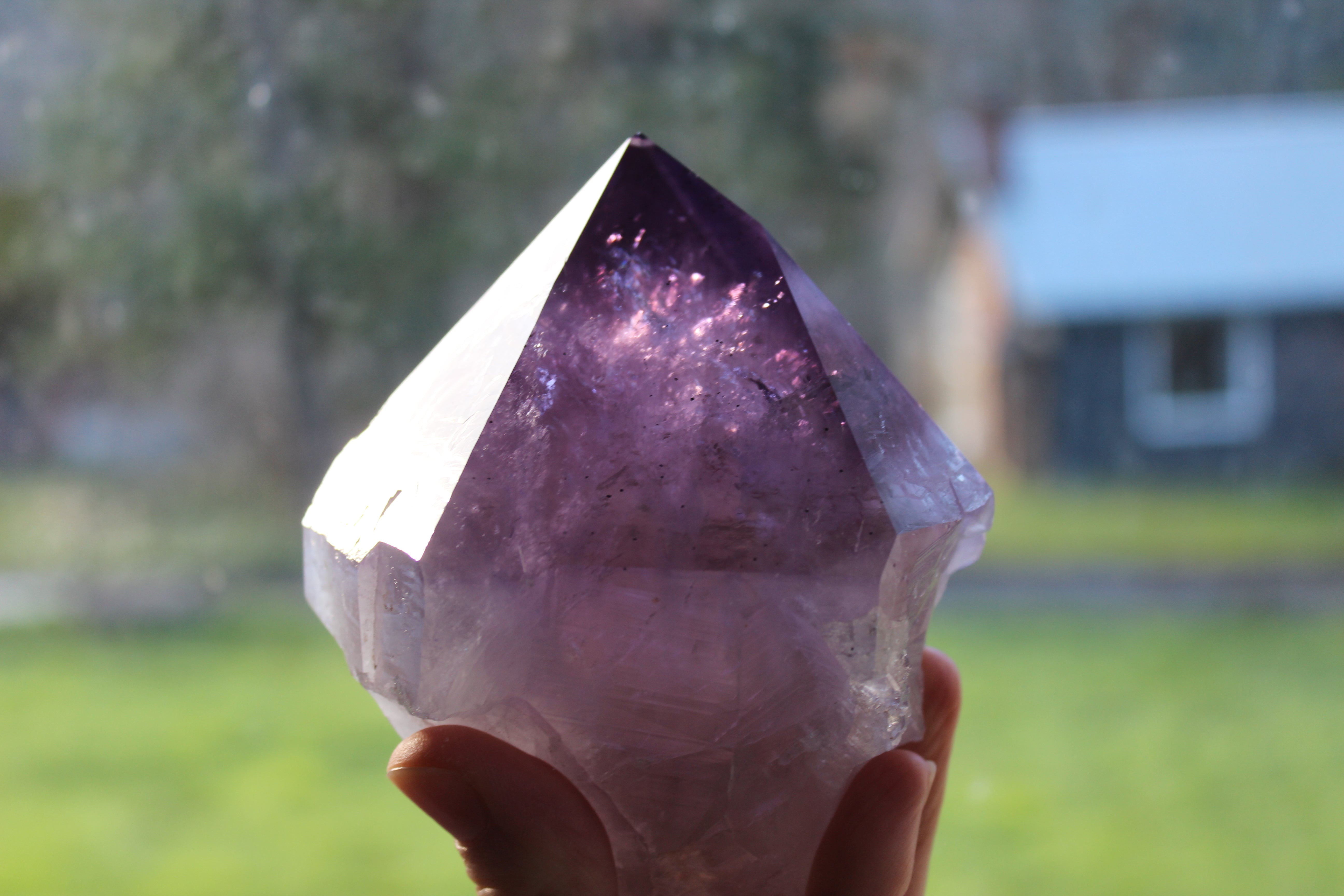 Large amethyst point 1, new