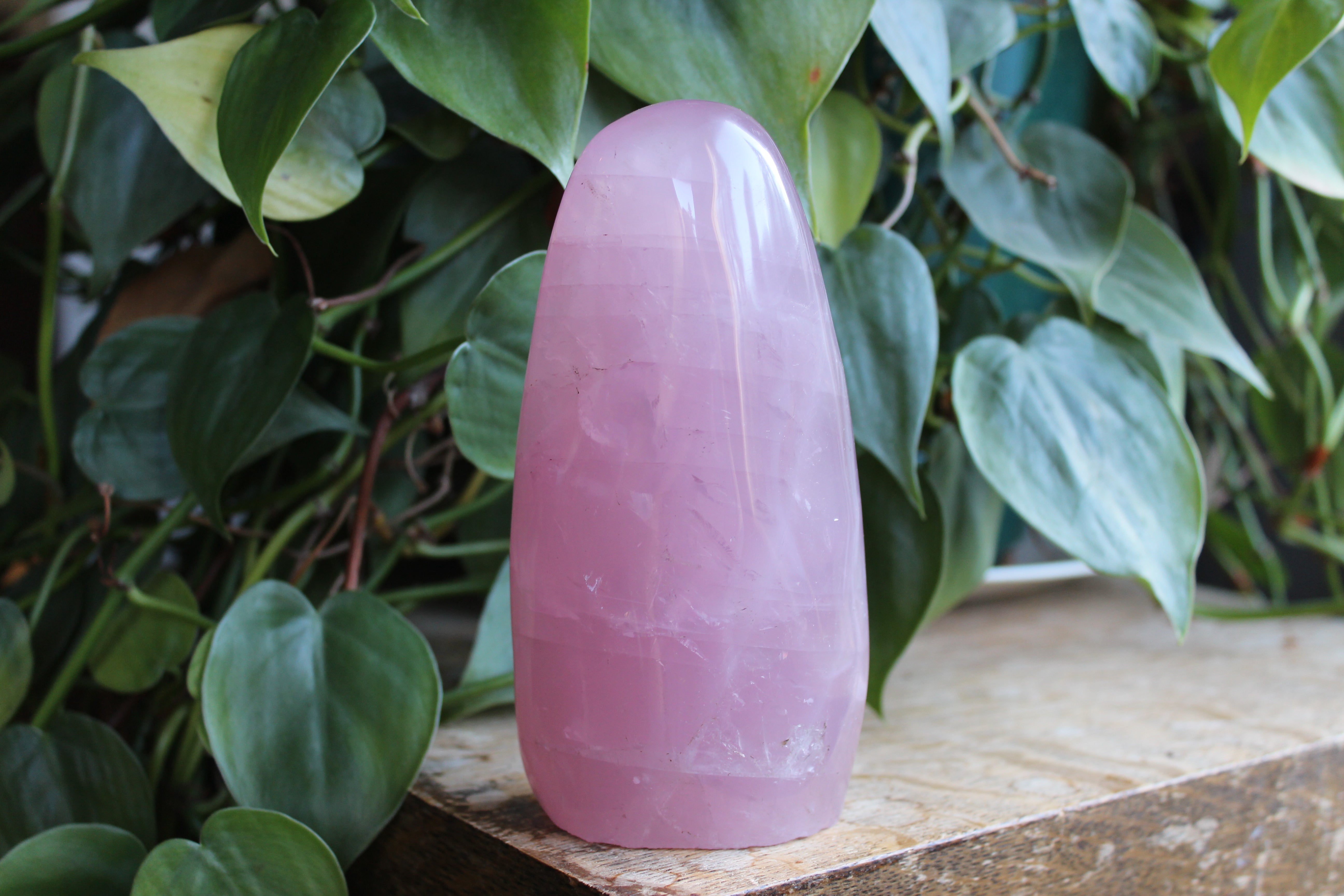 Rose quartz free form 1, new