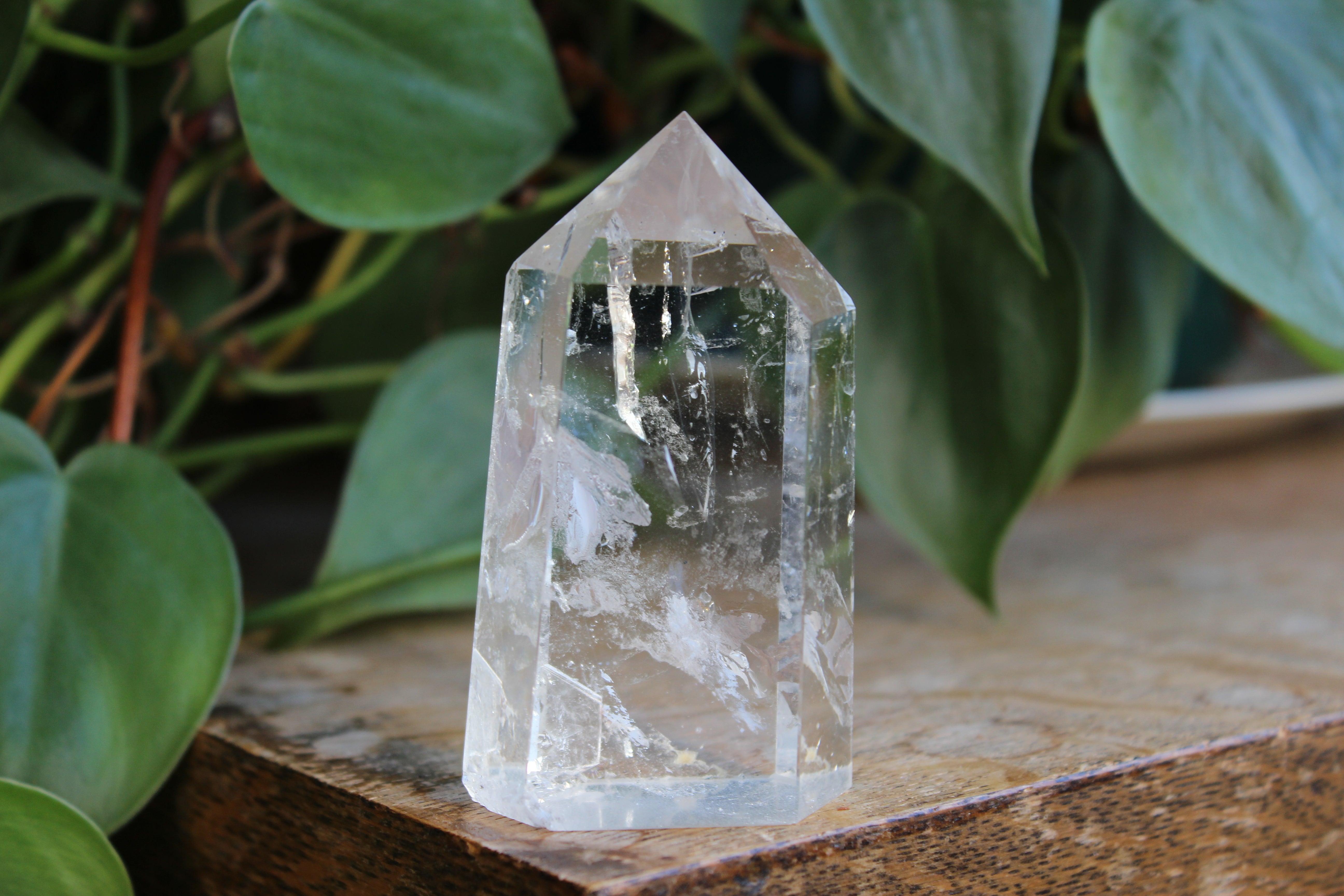 Clear quartz tower 1, new