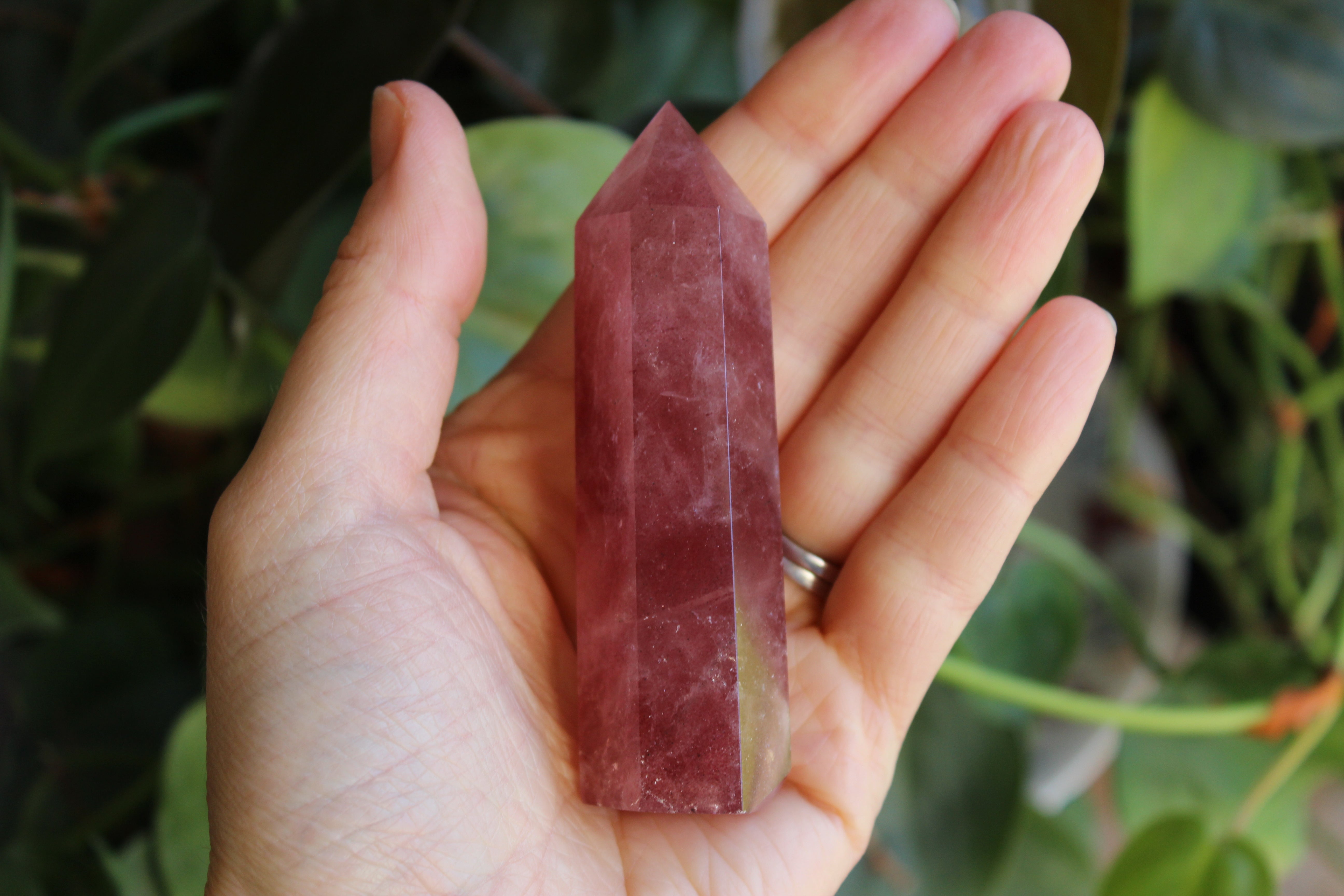 Strawberry quartz tower 1, new