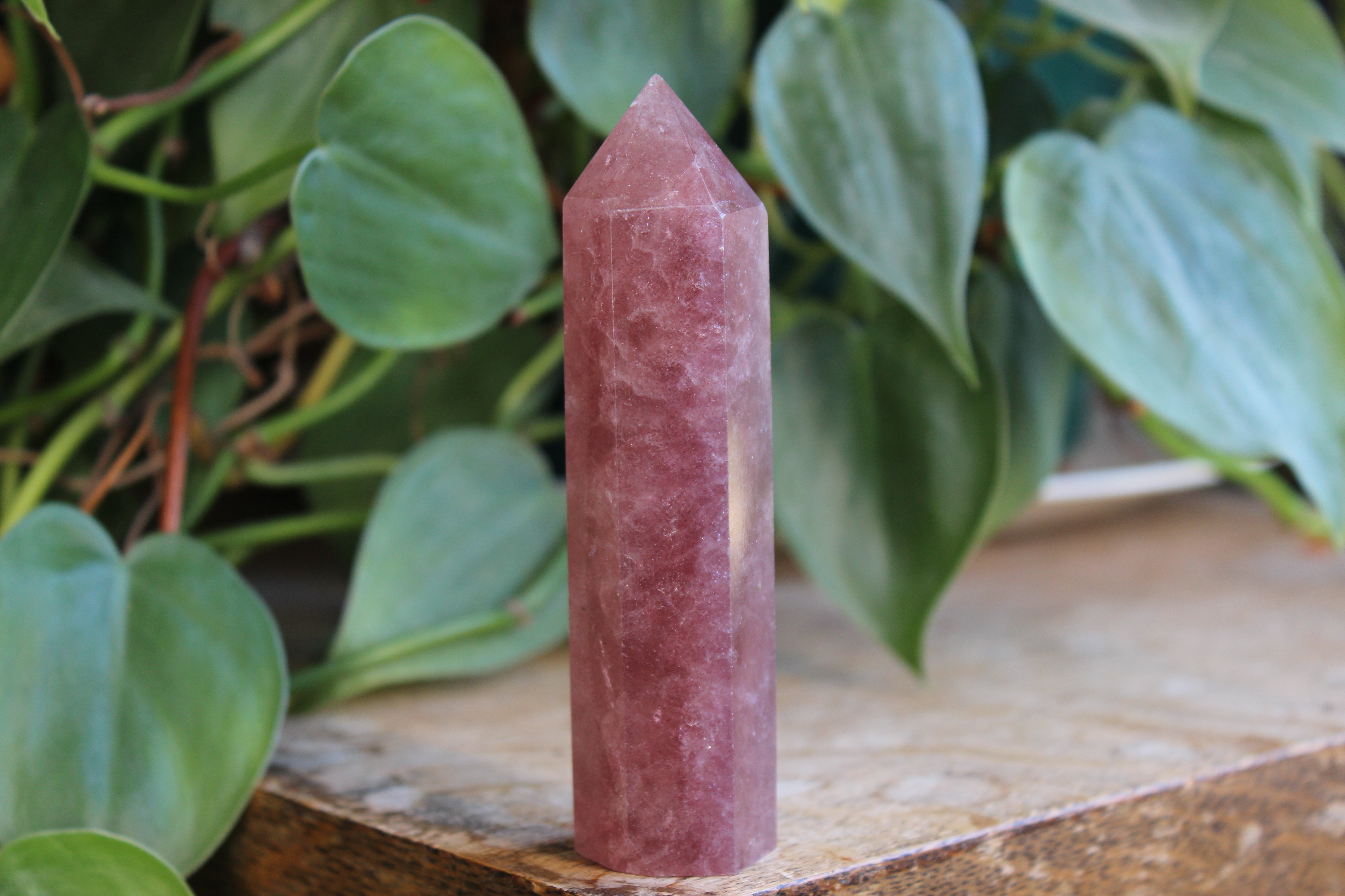 Strawberry quartz tower 2, new