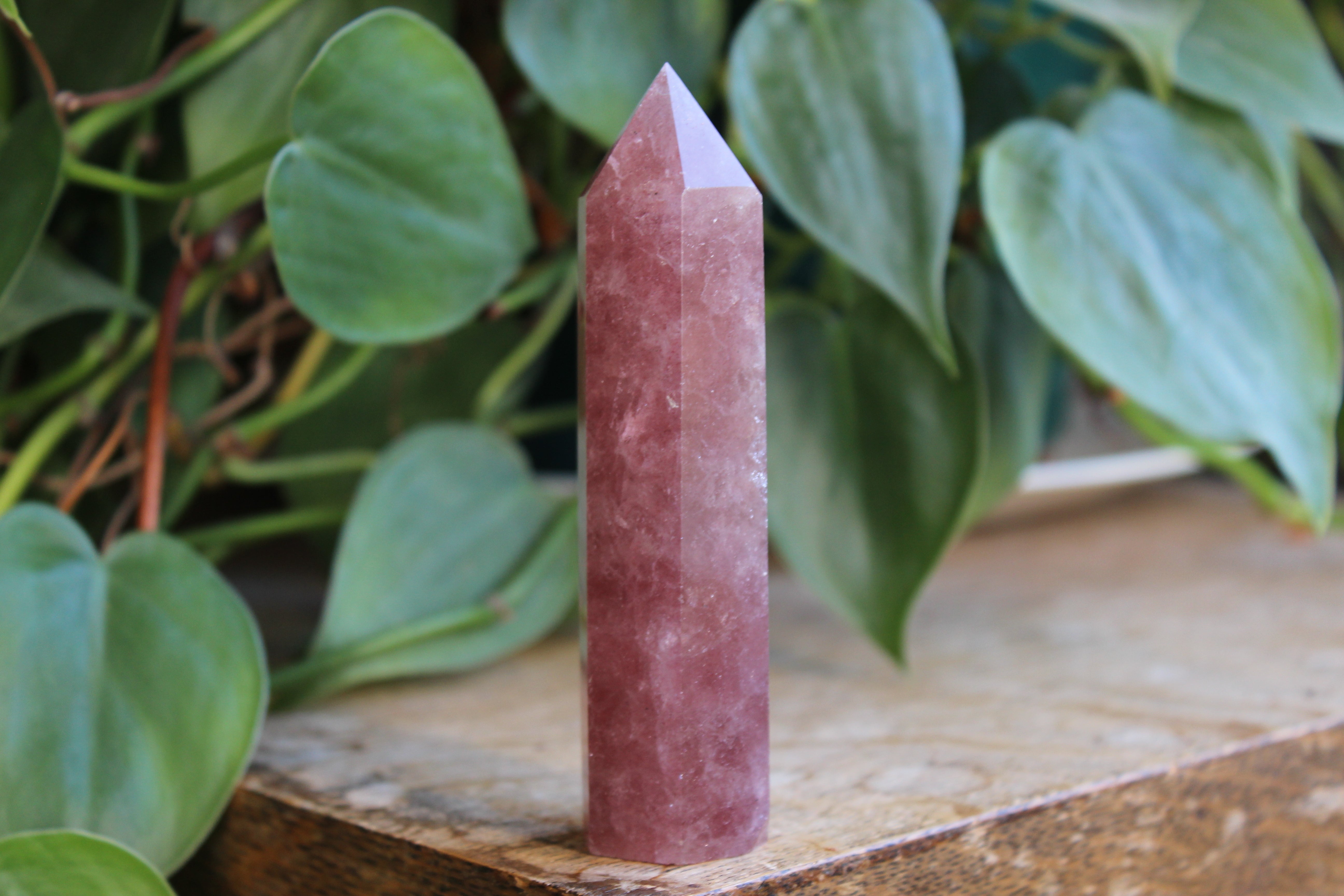 Strawberry quartz tower 2, new