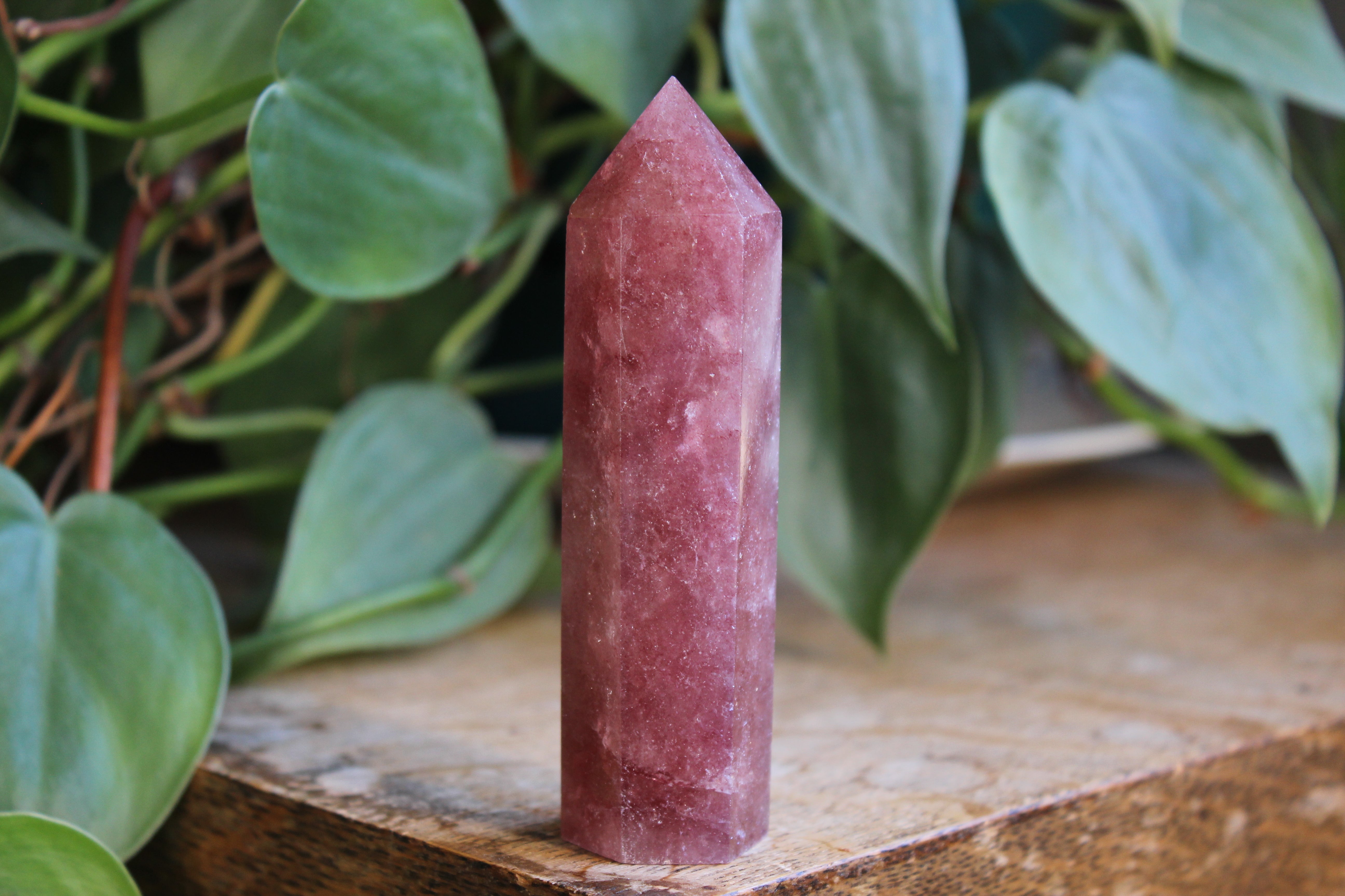 Strawberry quartz tower 5, new