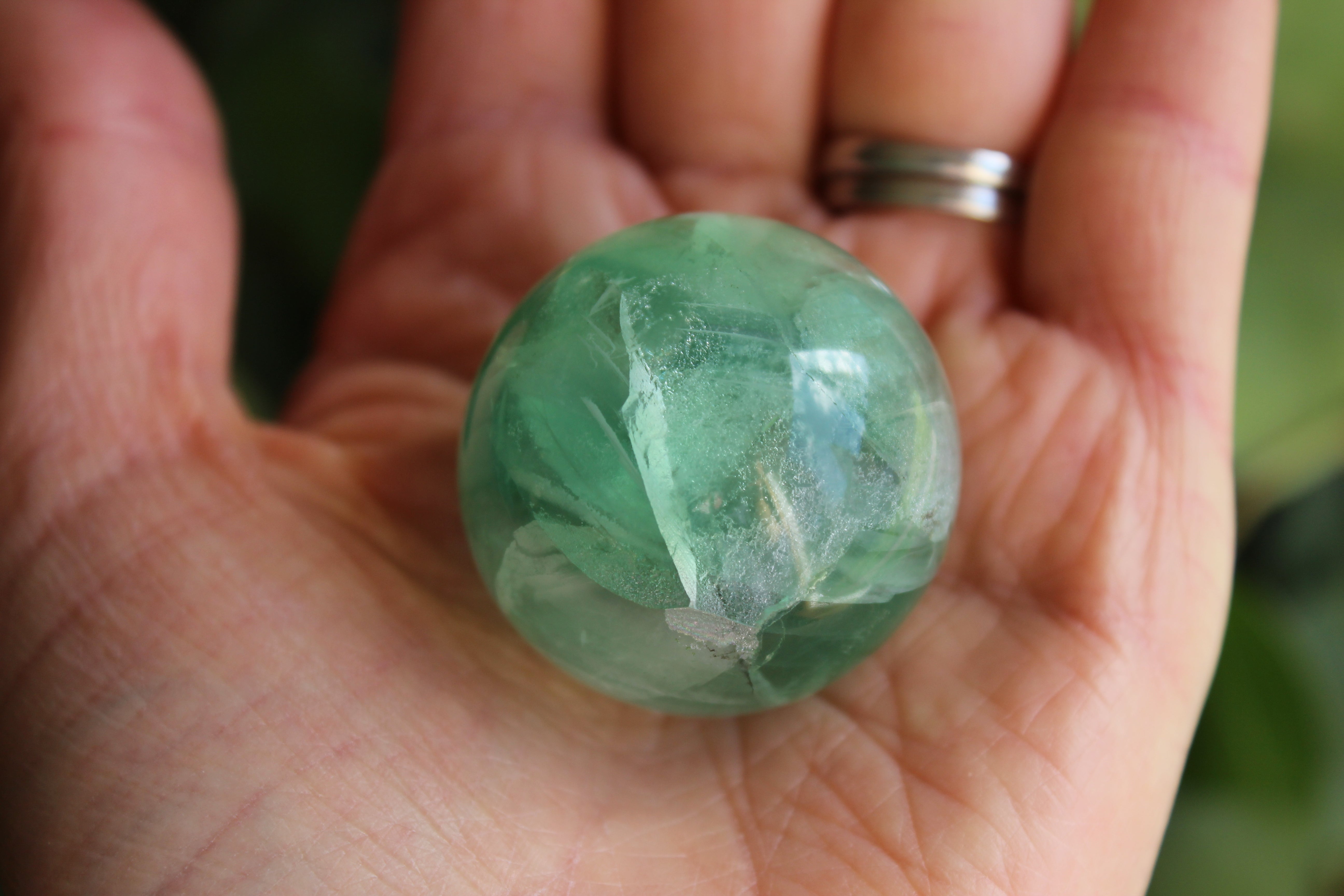 Fluorite sphere 3, new