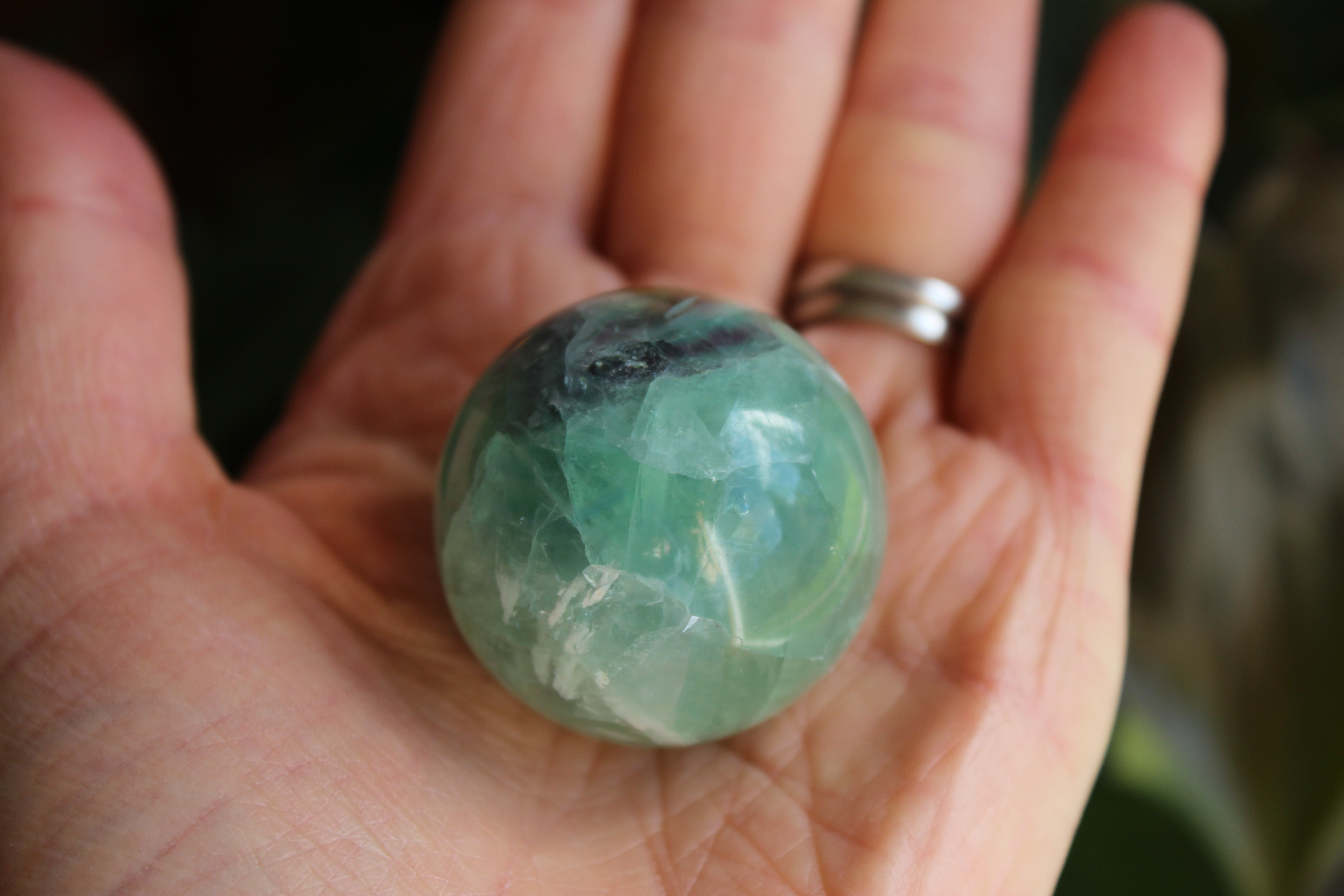 Fluorite sphere 4, new