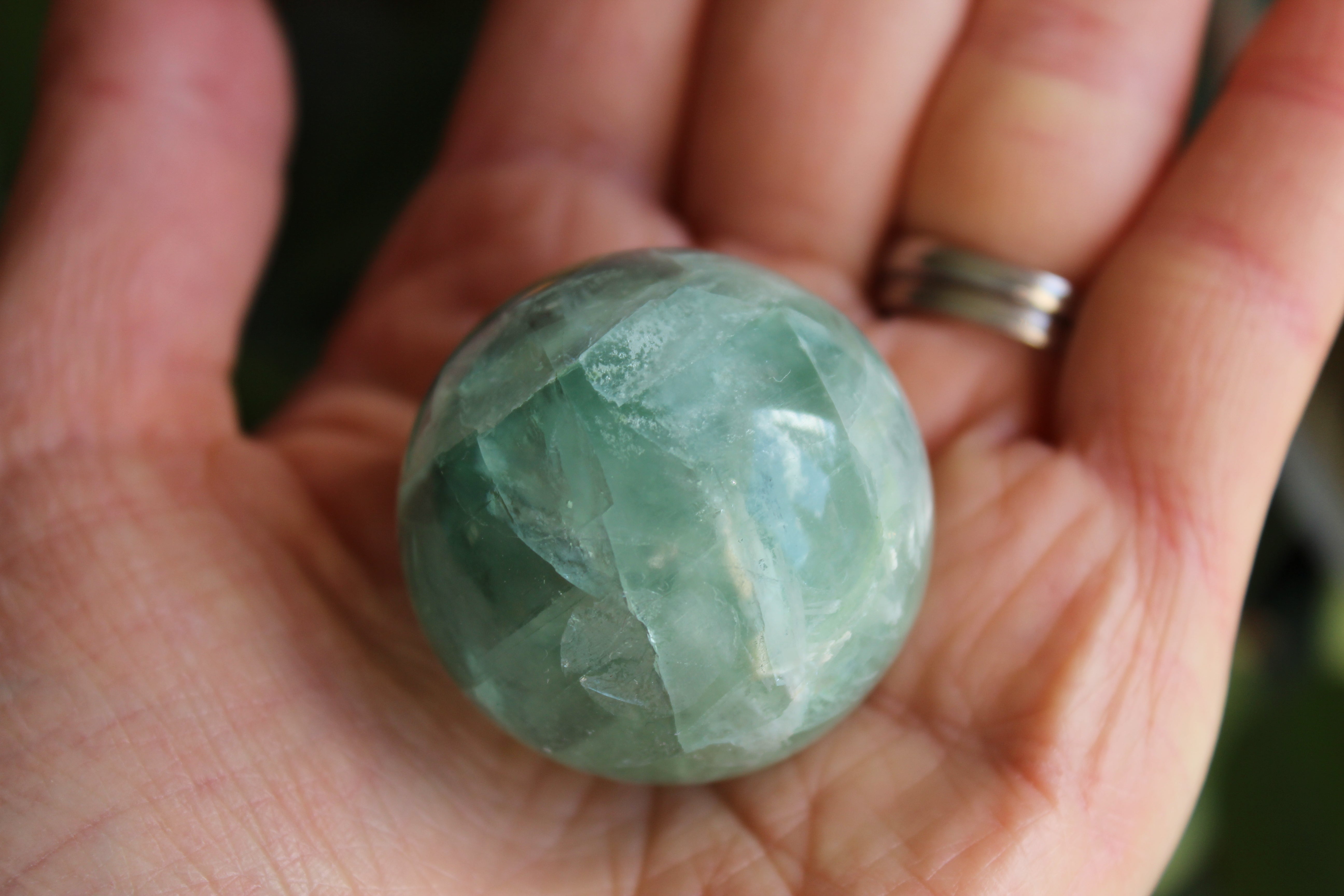 Fluorite sphere 4, new